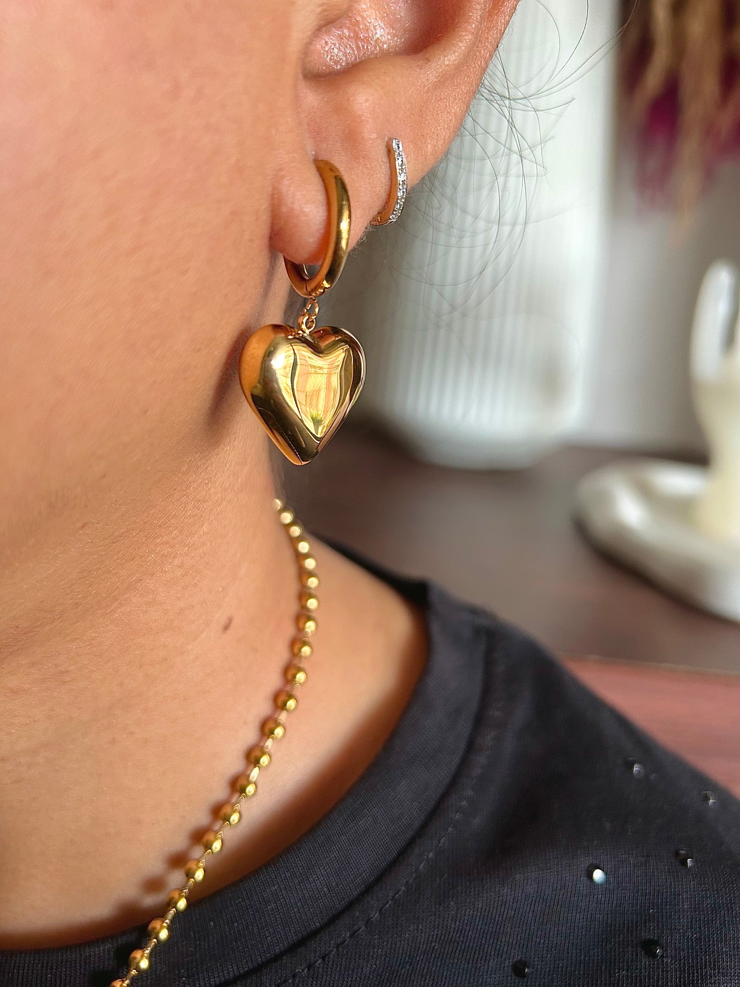 Aimee Earrings - Waterproof, 18k Gold Plated