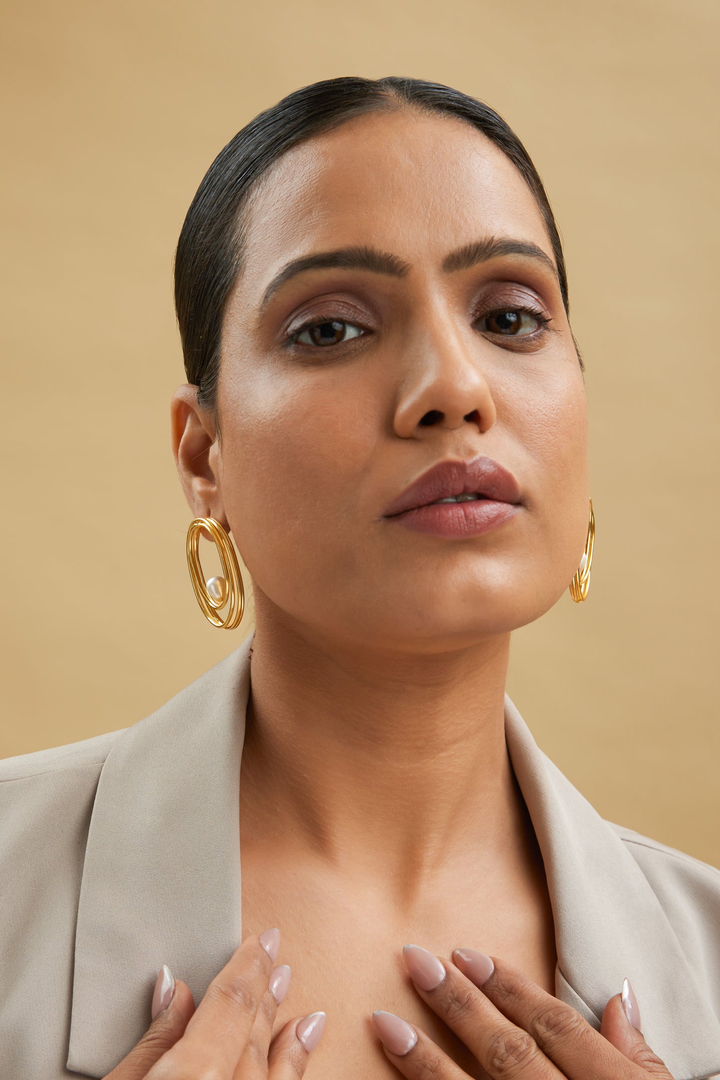 Mel Earrings - 18k Gold Plated, Anti Tarnish