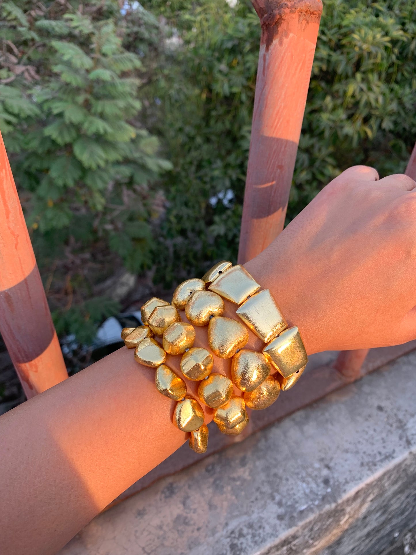 Mirage Si Stackable Anti Tarnish Bracelet ( Set of 4)