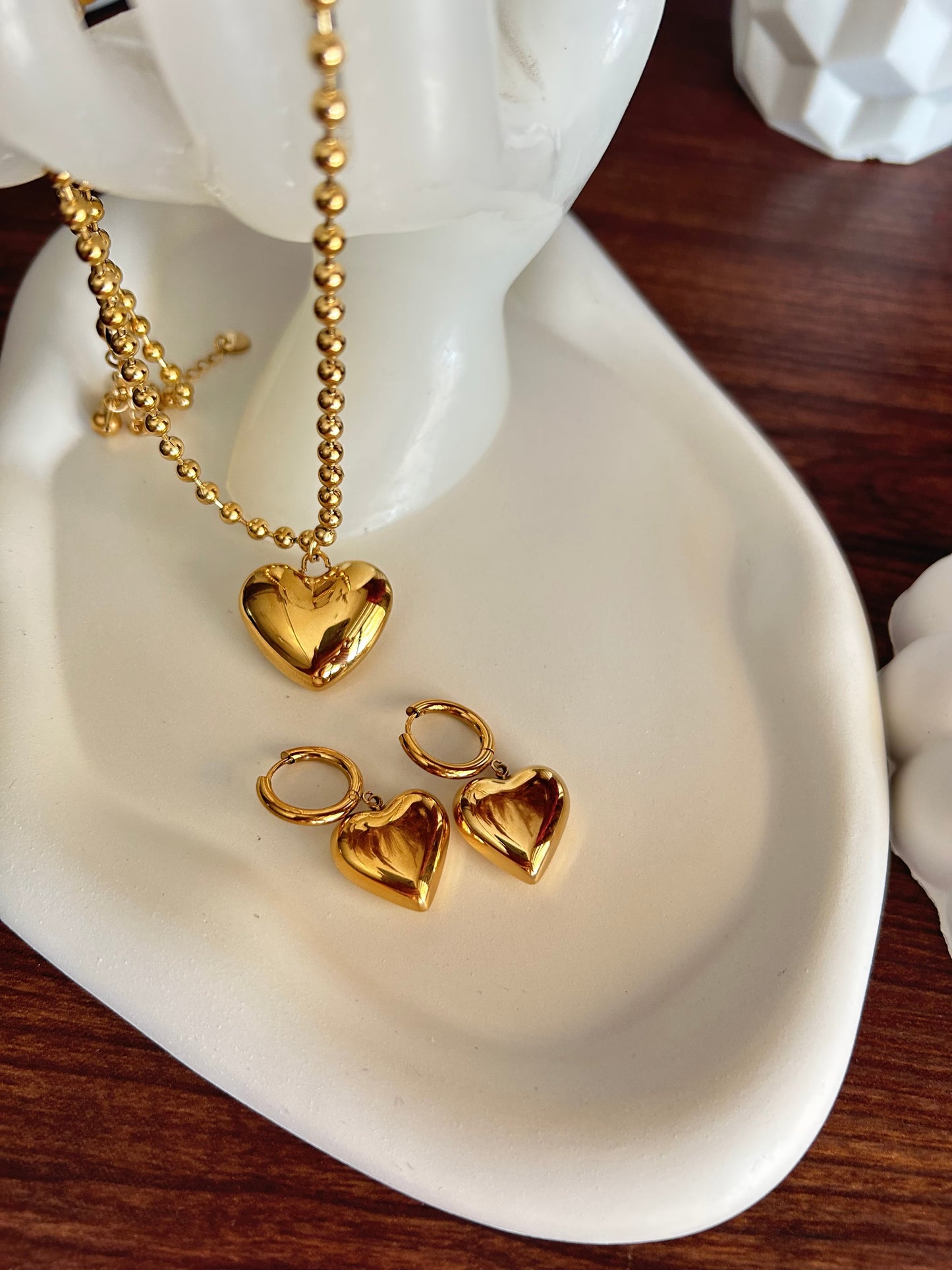 Aimee Earrings - Waterproof, 18k Gold Plated