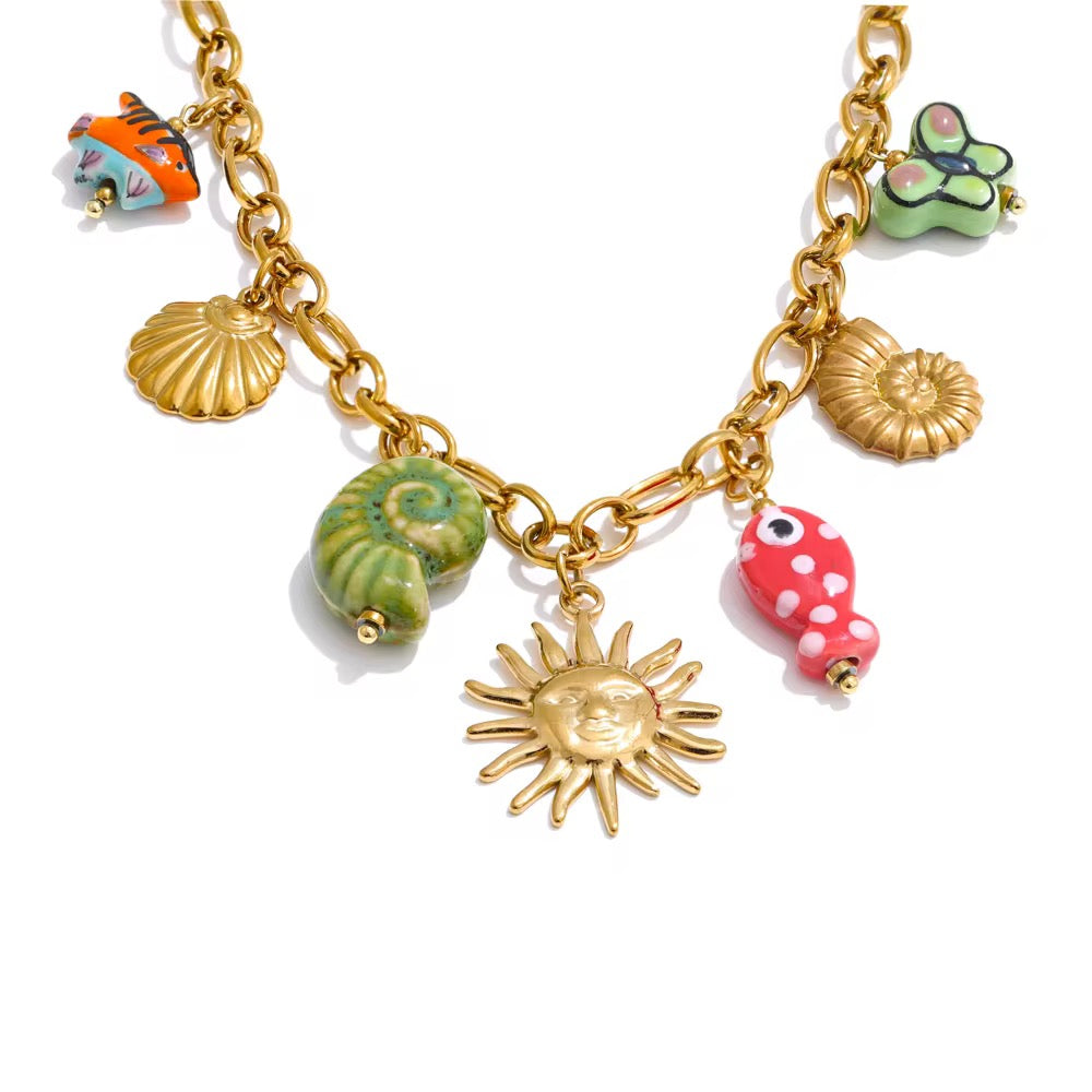 Charmi Necklace - Waterproof, 18k Gold Plated