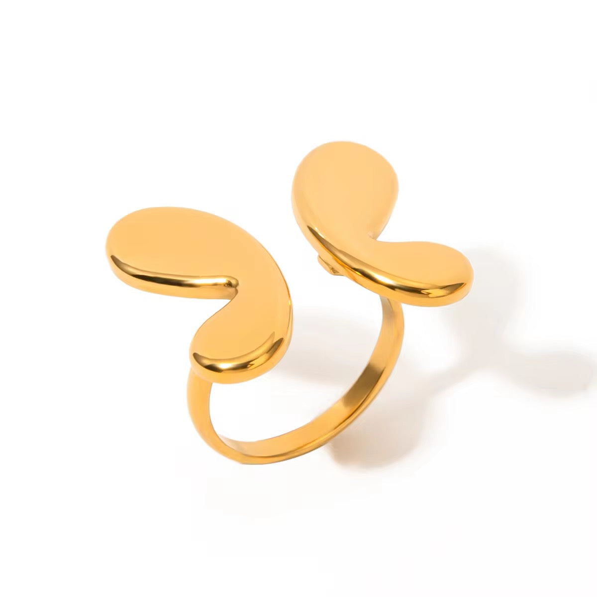 Amber Ring - Waterproof, 18k Gold Plated