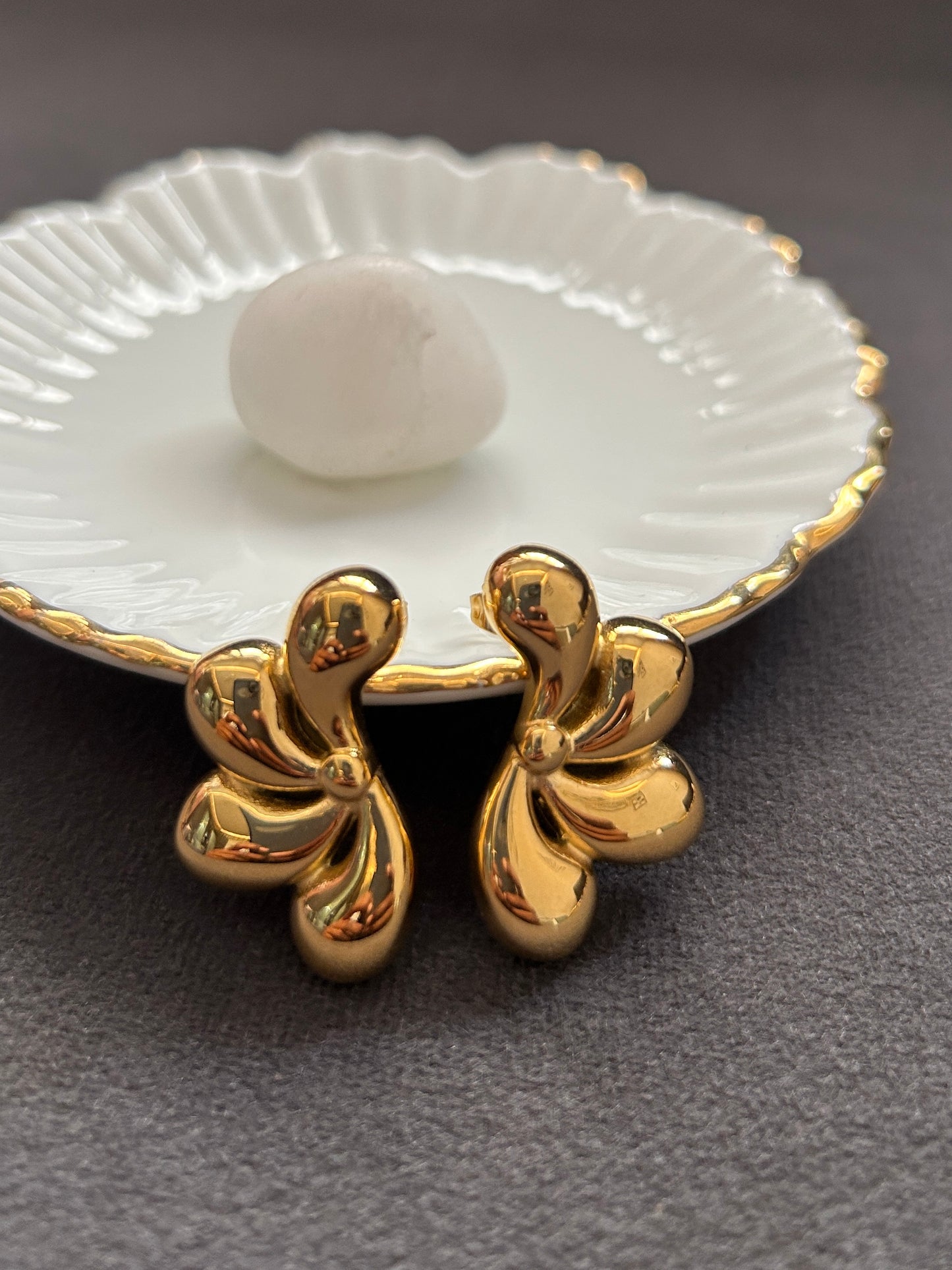 Hiral Earrings - Waterproof, 18k Gold Plated