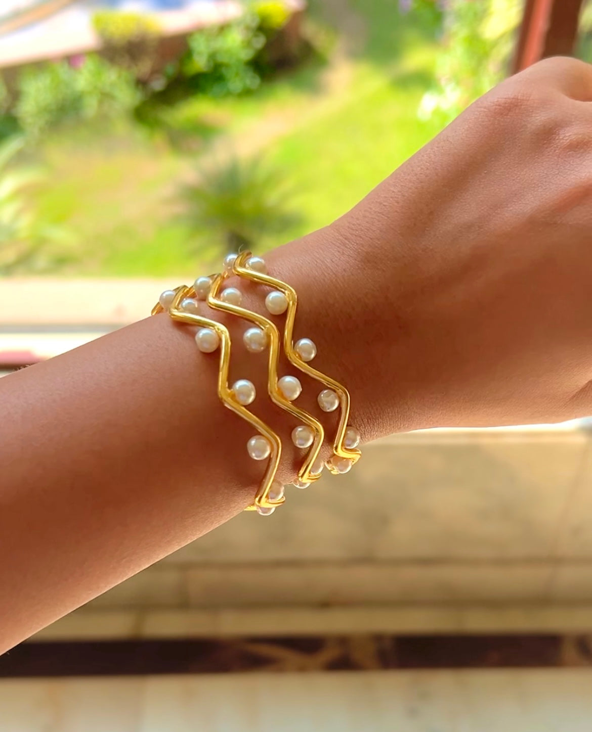 Maya Bracelet-18k gold plated, Anti Tarnish