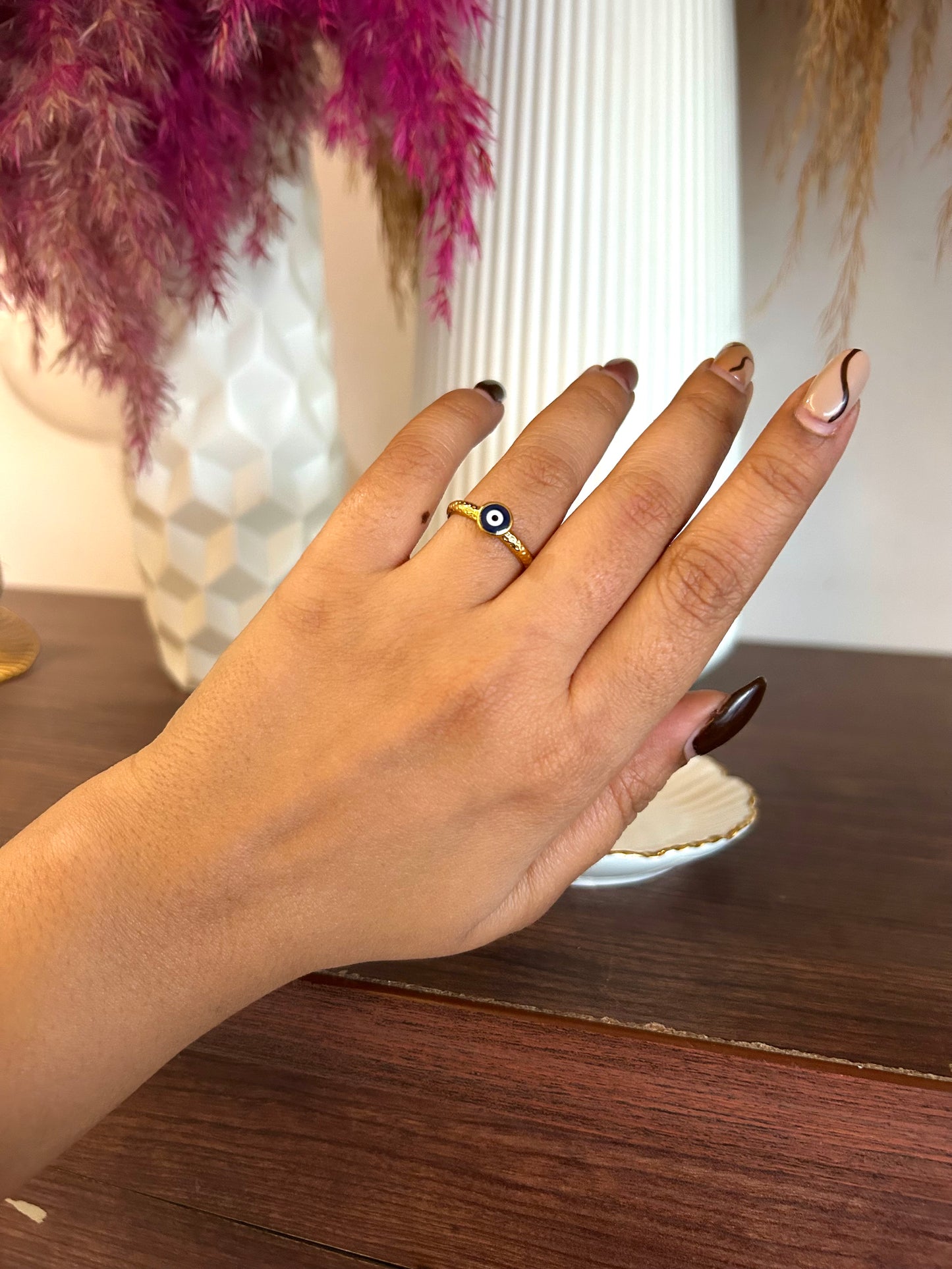 Aya Ring - Waterproof, 18k Gold Plated