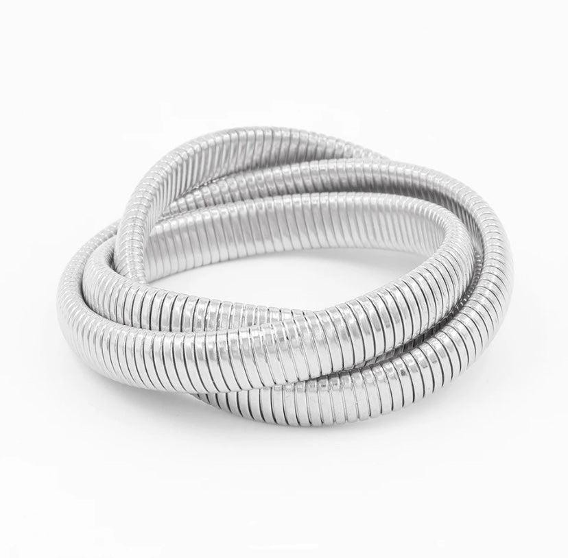 Liza Intertwined Bracelet - Waterproof, 18k Gold Plated