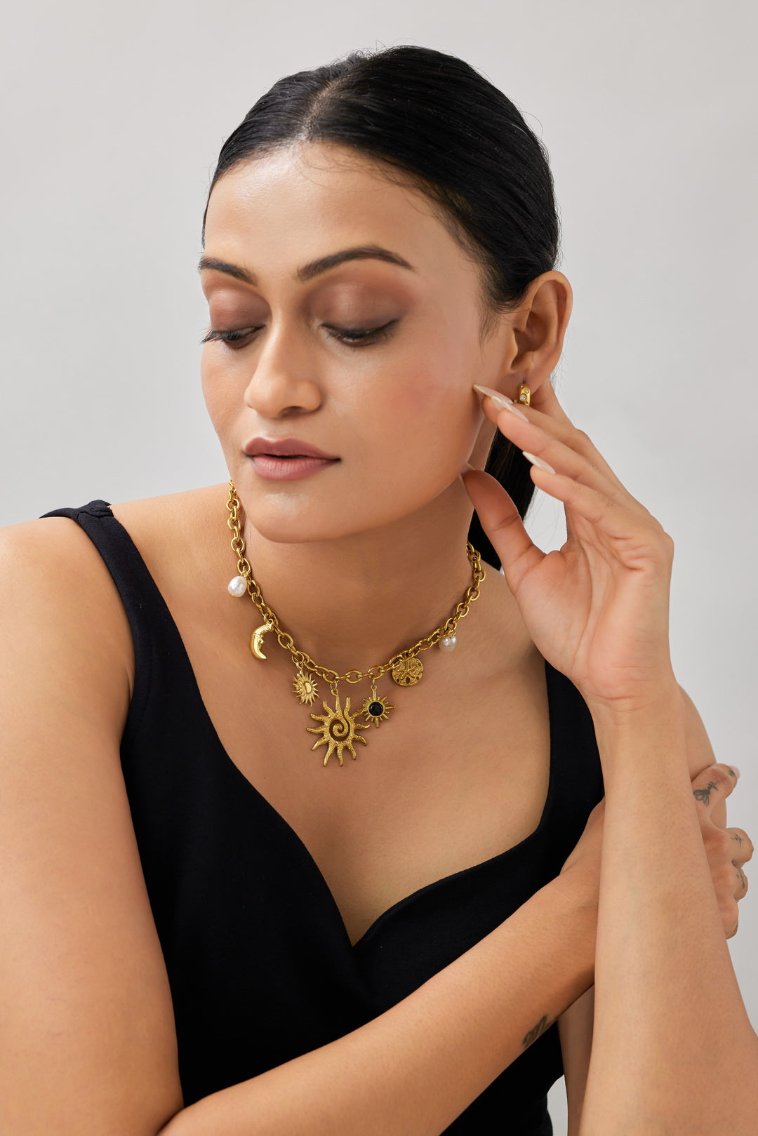 Solar Necklace - Waterproof, 18k Gold Plated