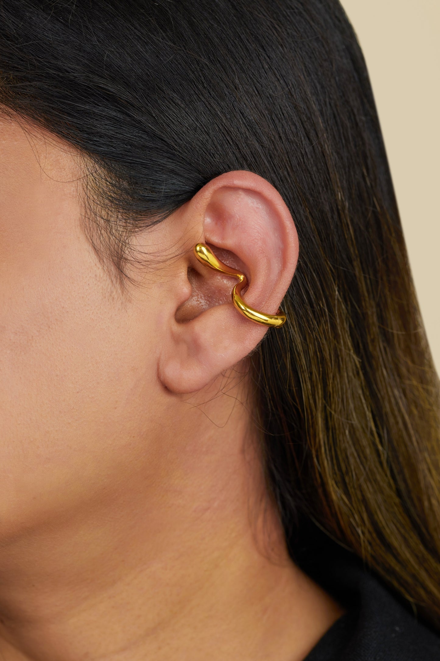 Ayan Earcuffs - Waterproof, 18k Gold Plated
