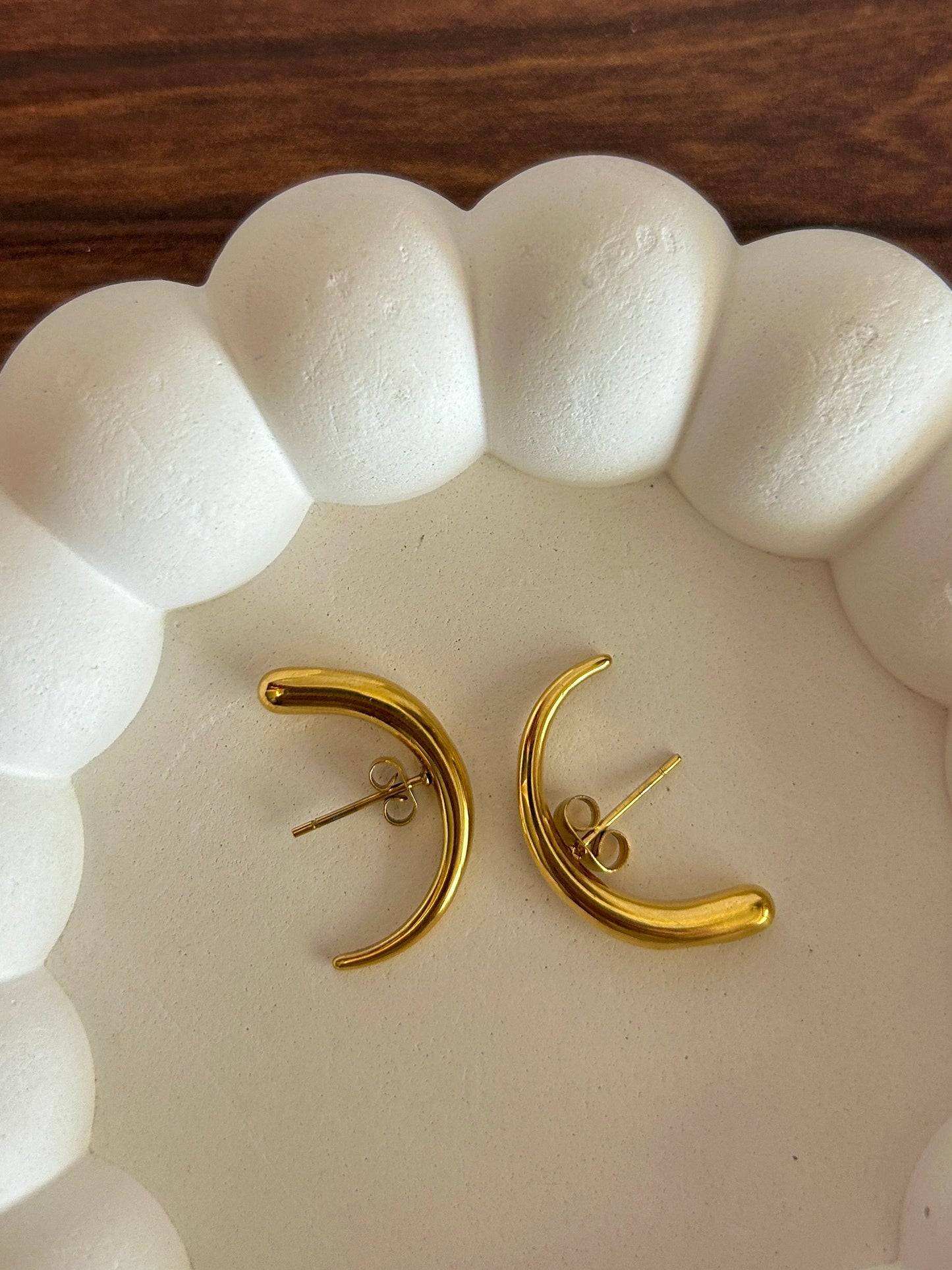 Nopin Earrings - Waterproof, 18k Gold Plated