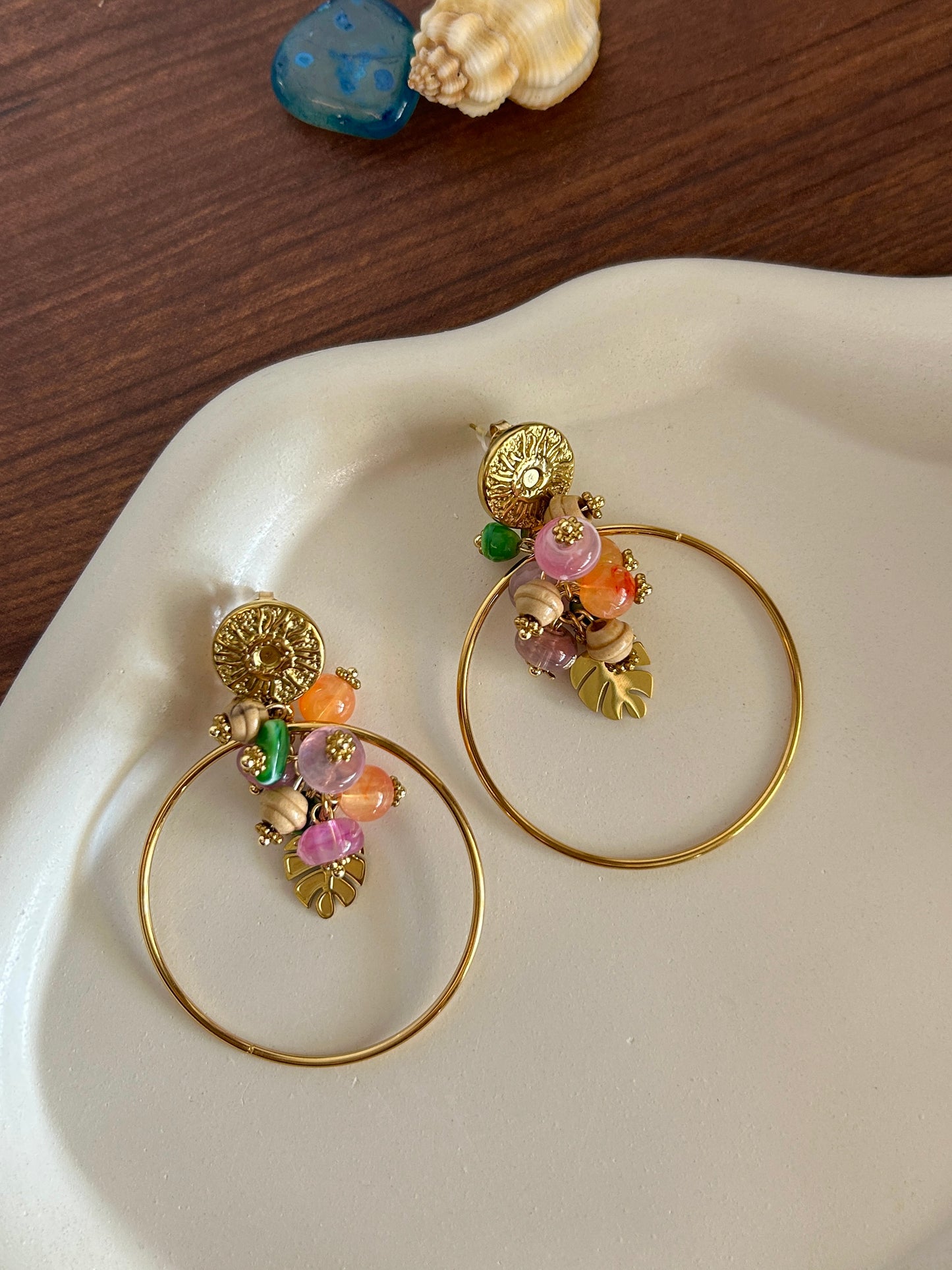 Luni Earrings - Waterproof, 18k Gold Plated