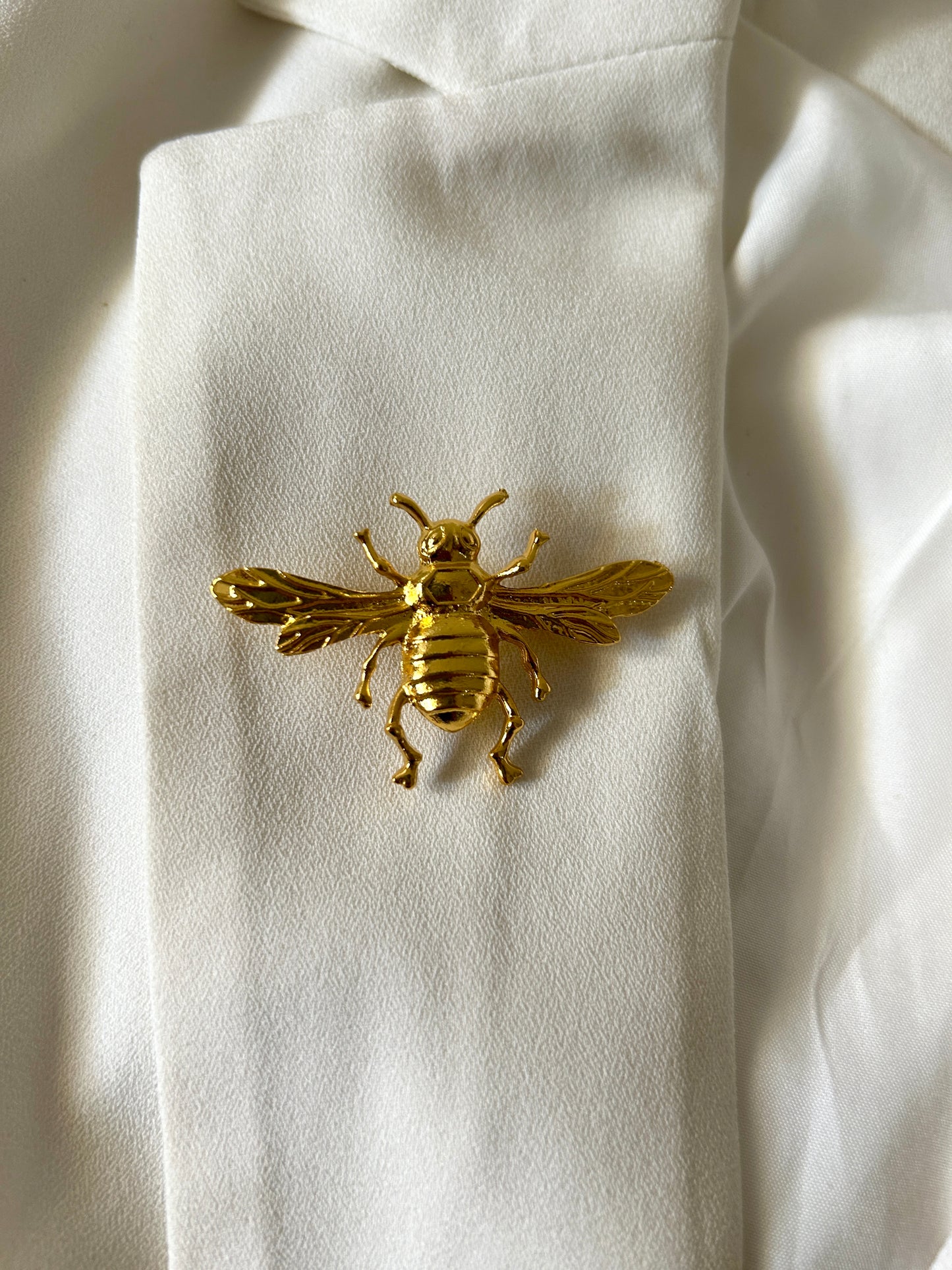 Bold Honeybee Chunky Brooch