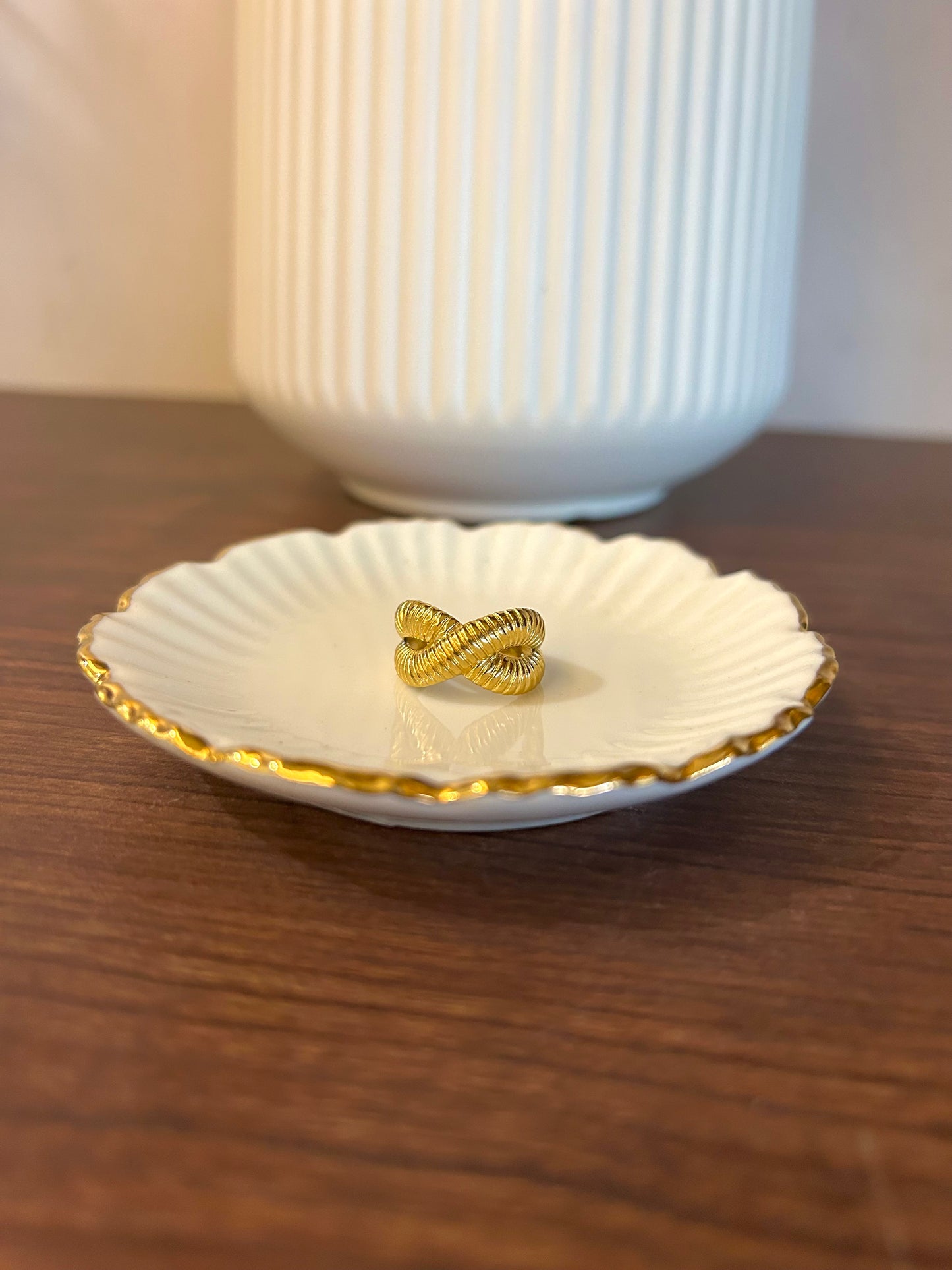 Shelly Ring - Waterproof, 18k Gold Plated