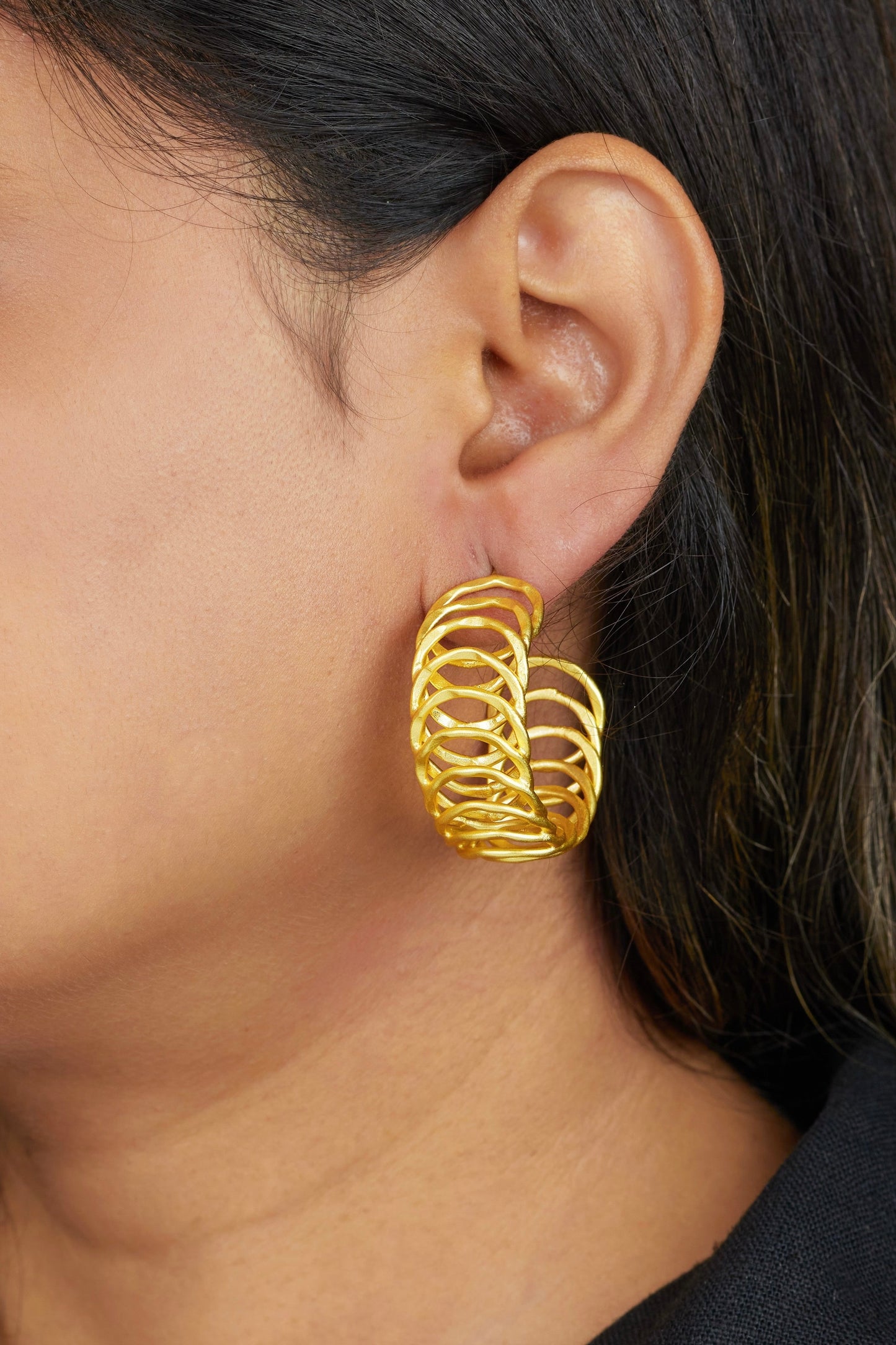 Deep Earrings - 18k Gold Plated, Anti Tarnish