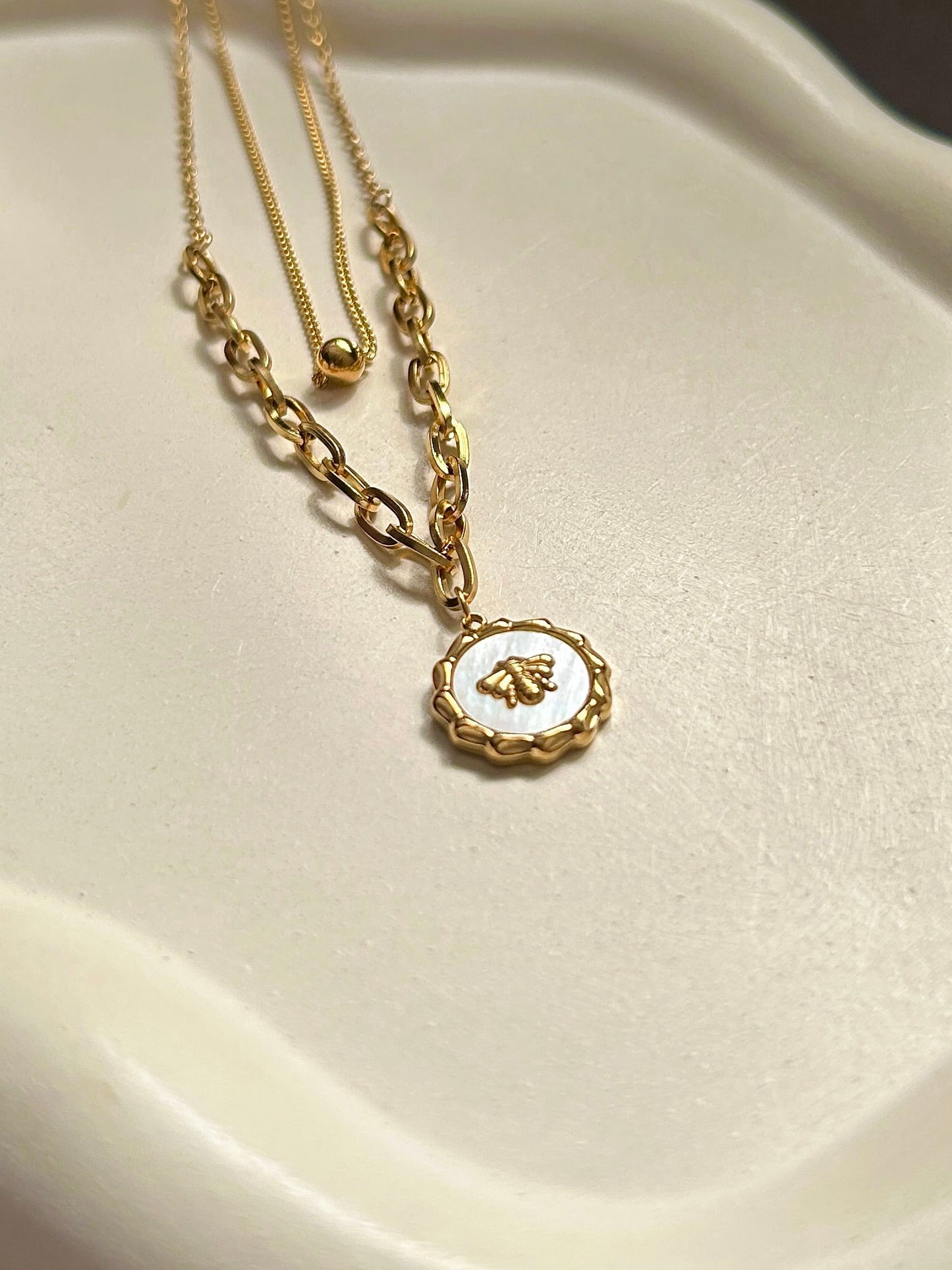 Ariel Necklace - Waterproof, 18k Gold Plated