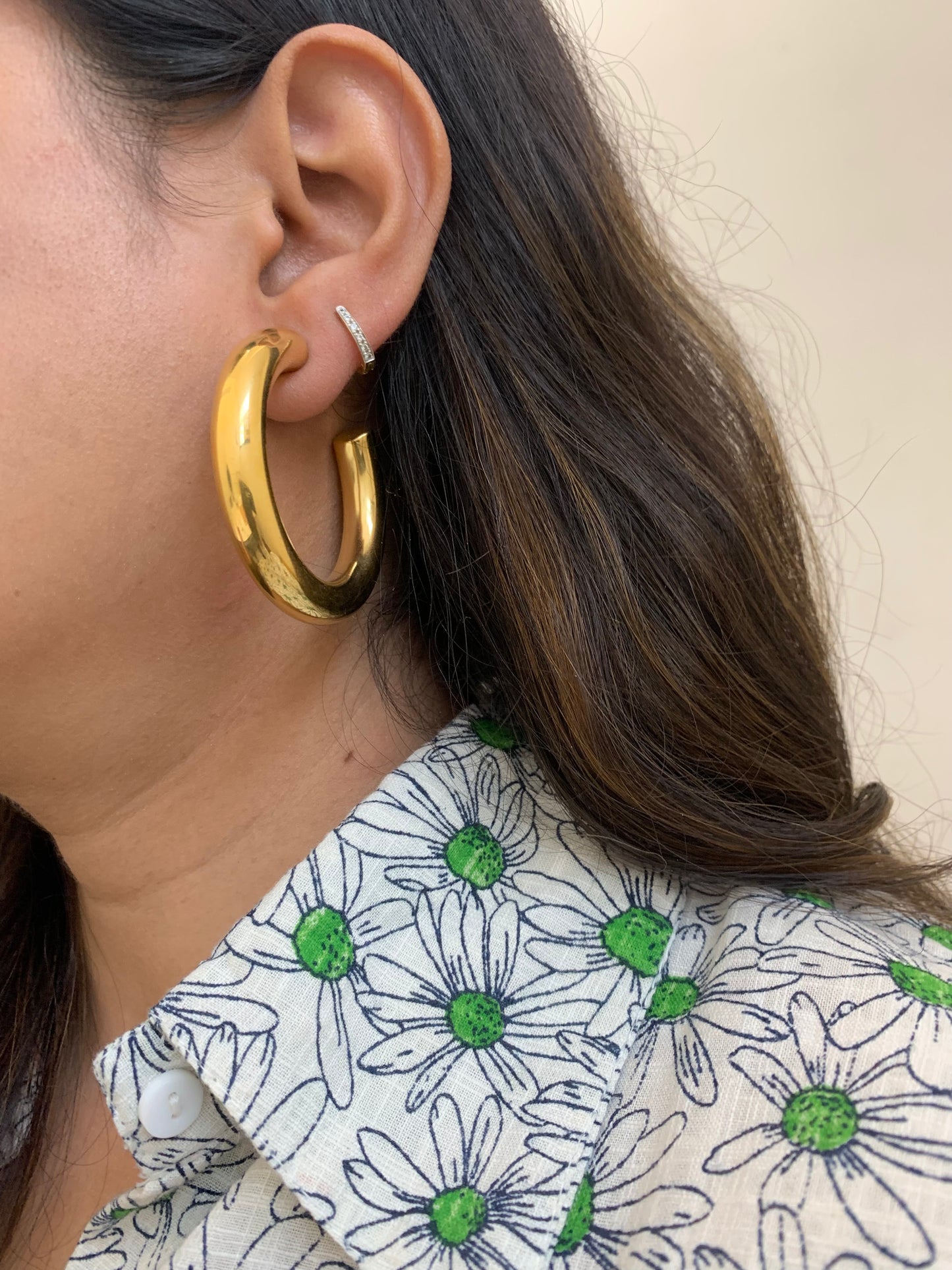 Fily Hoops - Waterproof, 18k Gold Plated