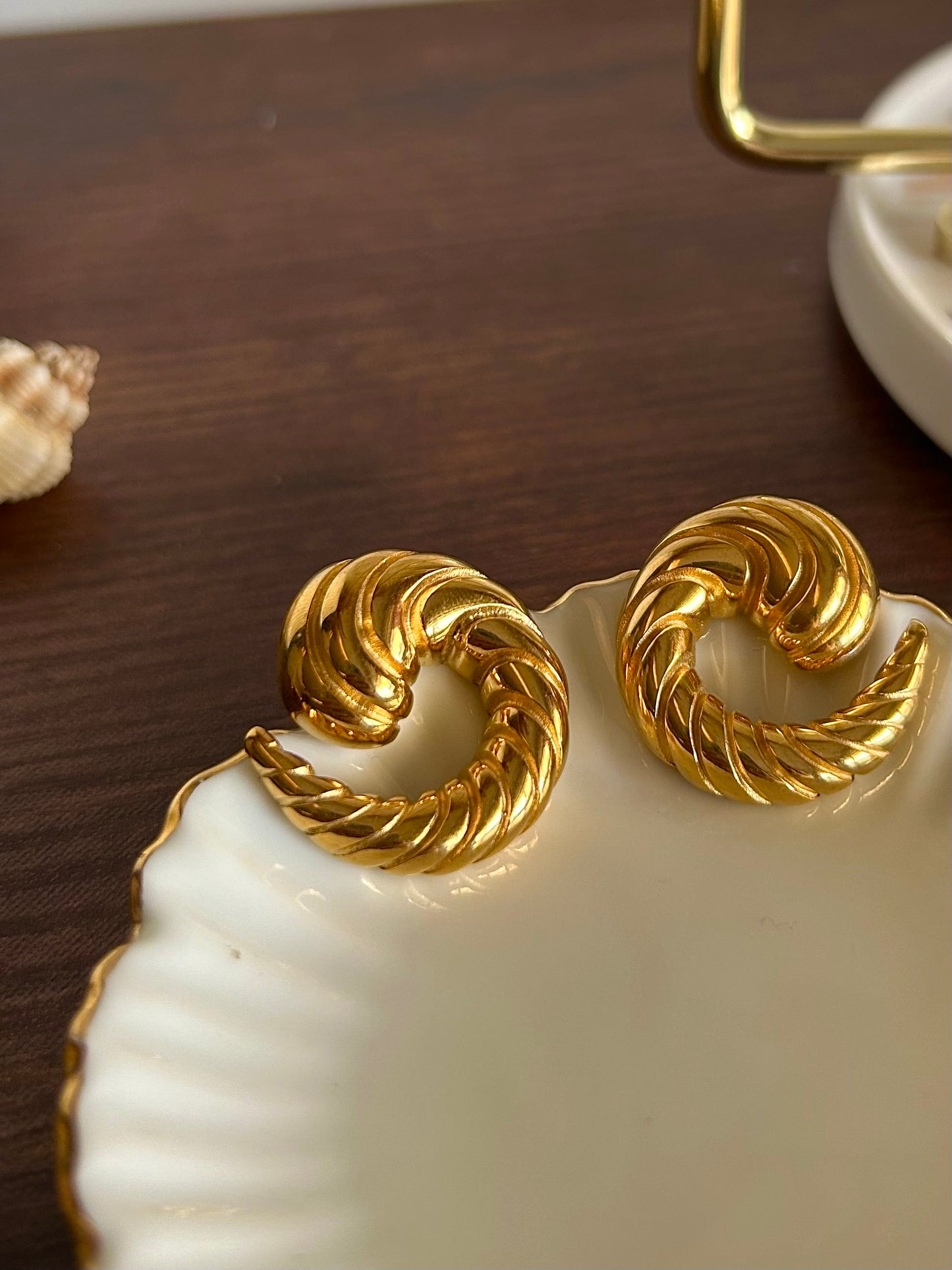 Lavina Earrings - Waterproof, 18k Gold Plated