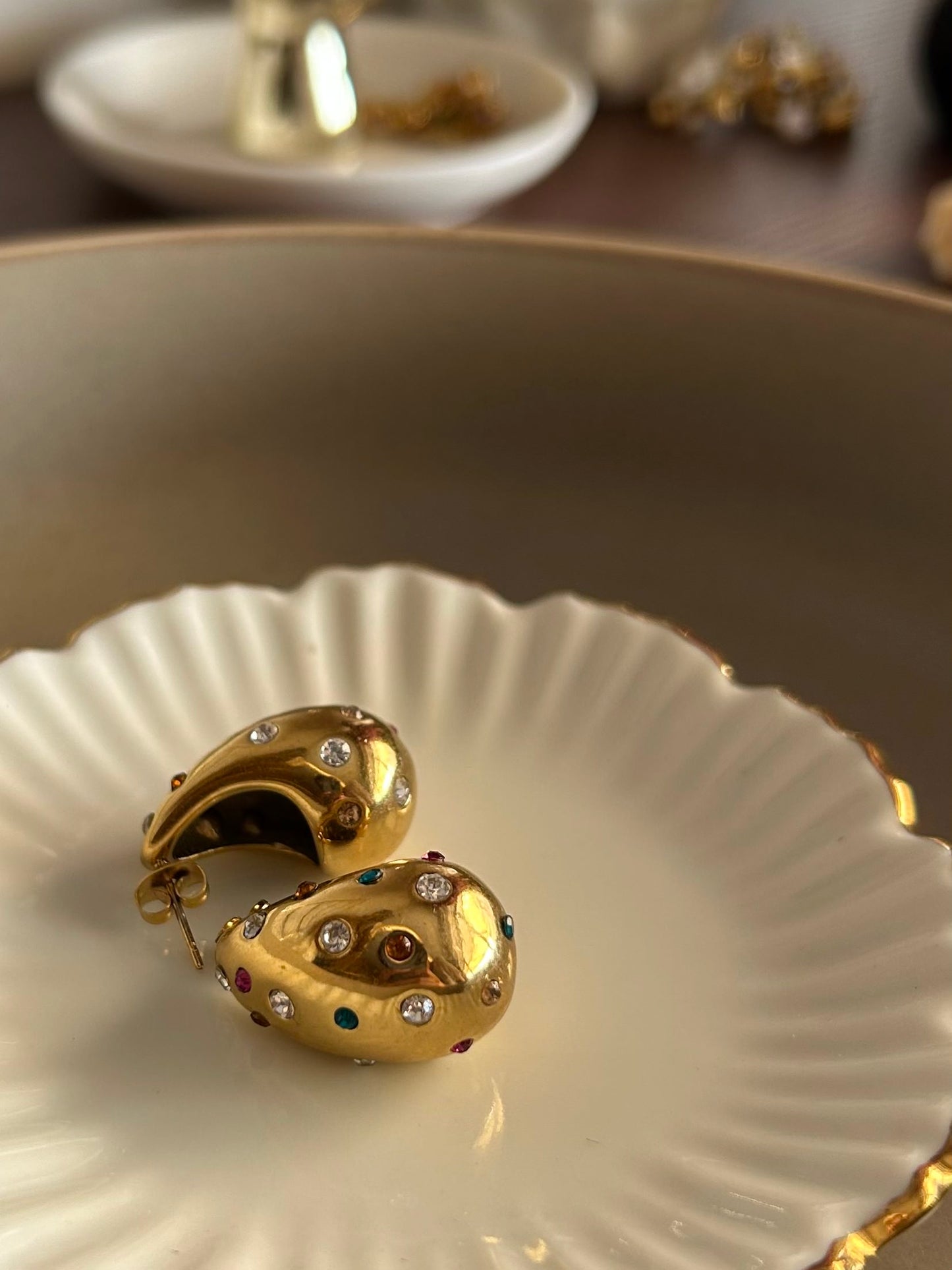 Yami Earrings - Waterproof, 18k Gold Plated