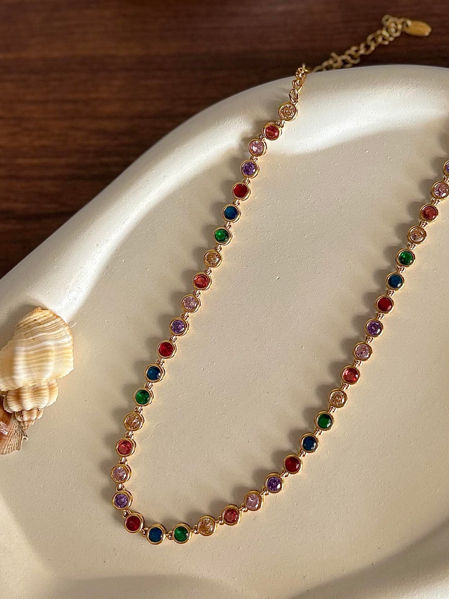 Rina Necklace - Waterproof, 18k Gold Plated