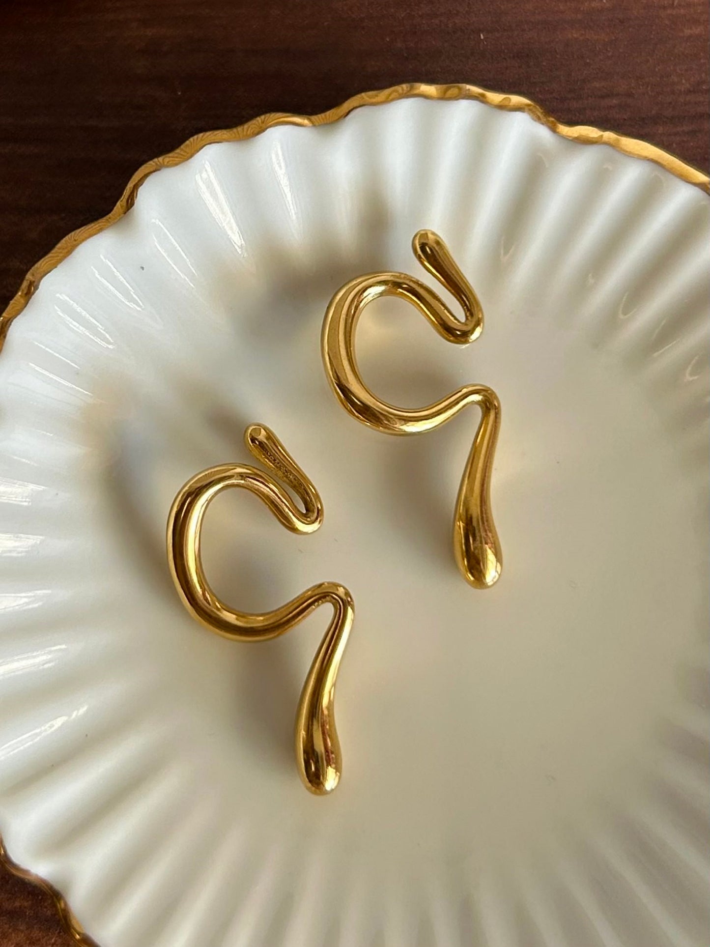 Ayan Earcuffs - Waterproof, 18k Gold Plated