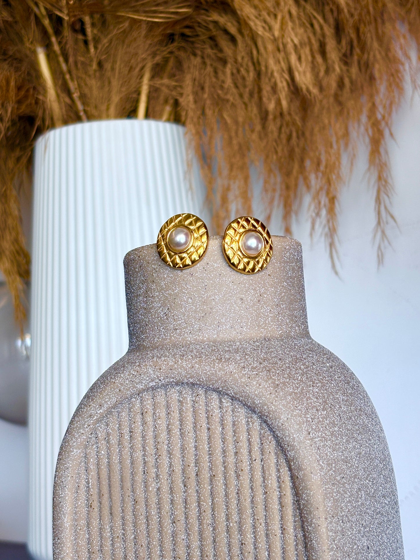 Maze Earrings - Waterproof, 18k Gold Plated