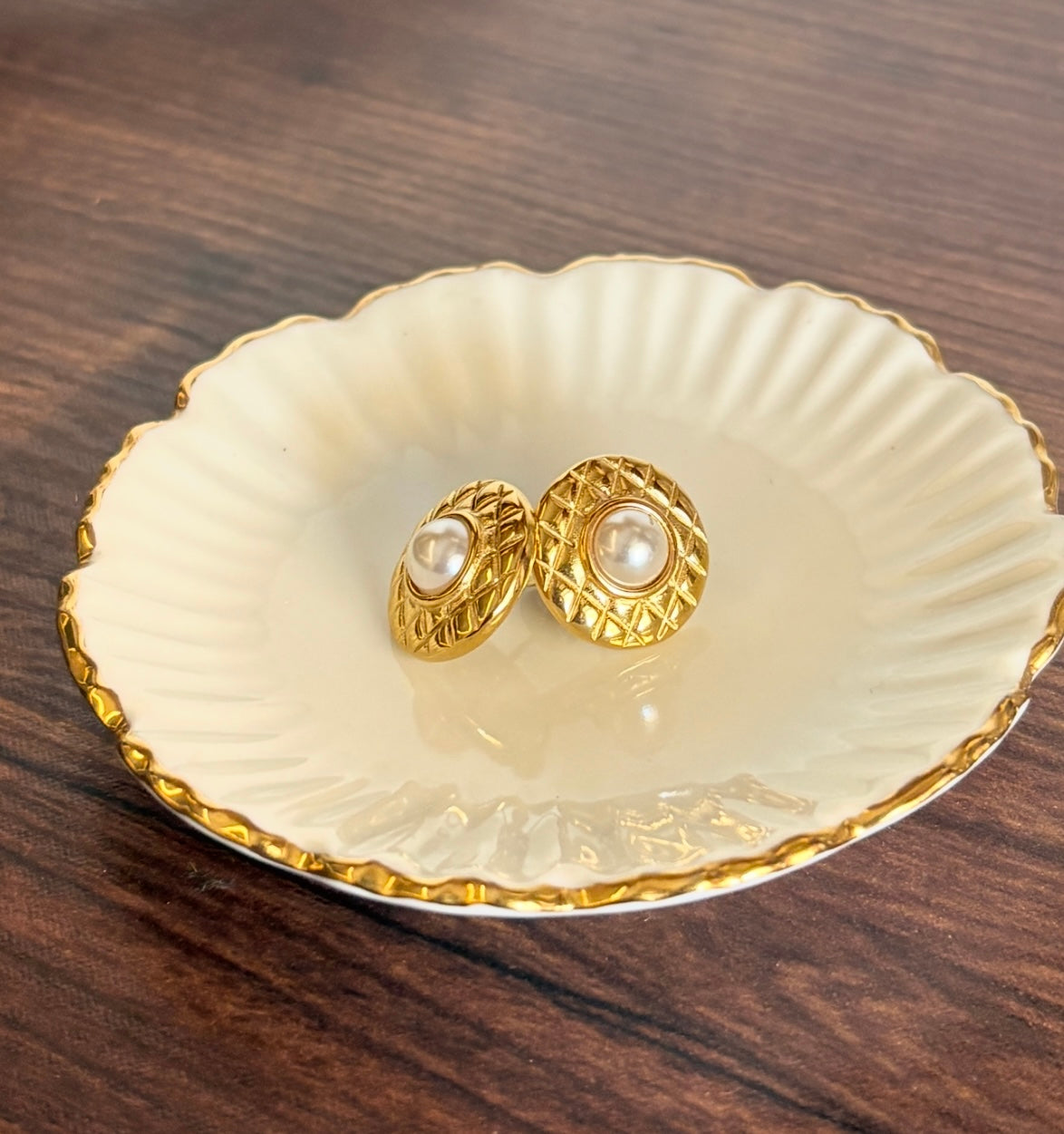 Maze Earrings - Waterproof, 18k Gold Plated