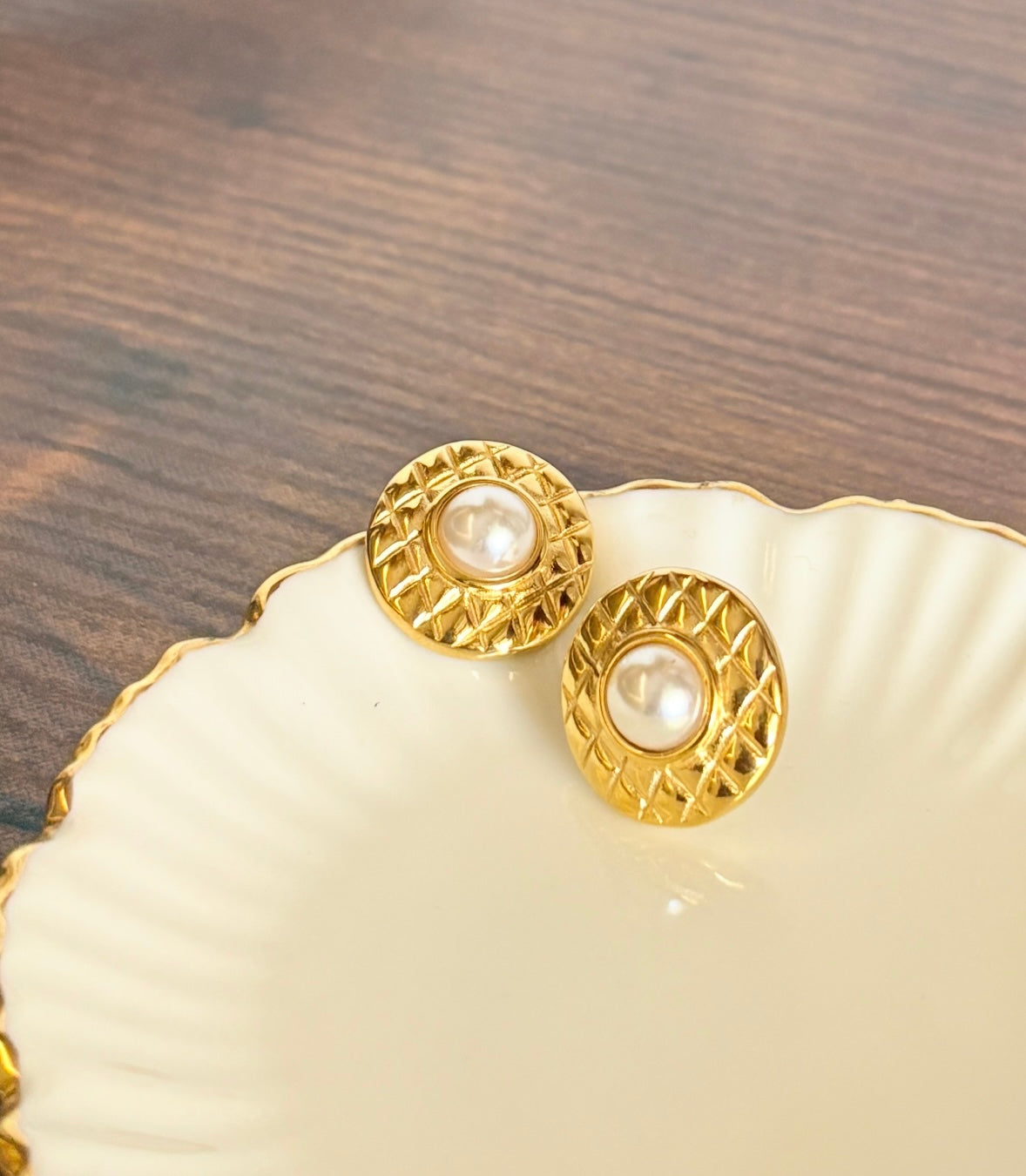 Maze Earrings - Waterproof, 18k Gold Plated