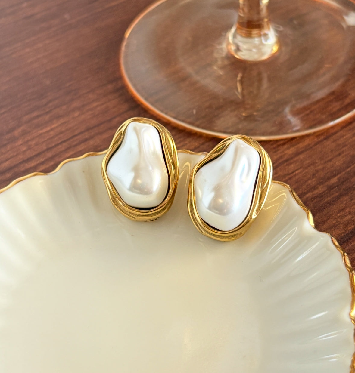 Prina Earrings - Waterproof, 18k Gold Plated