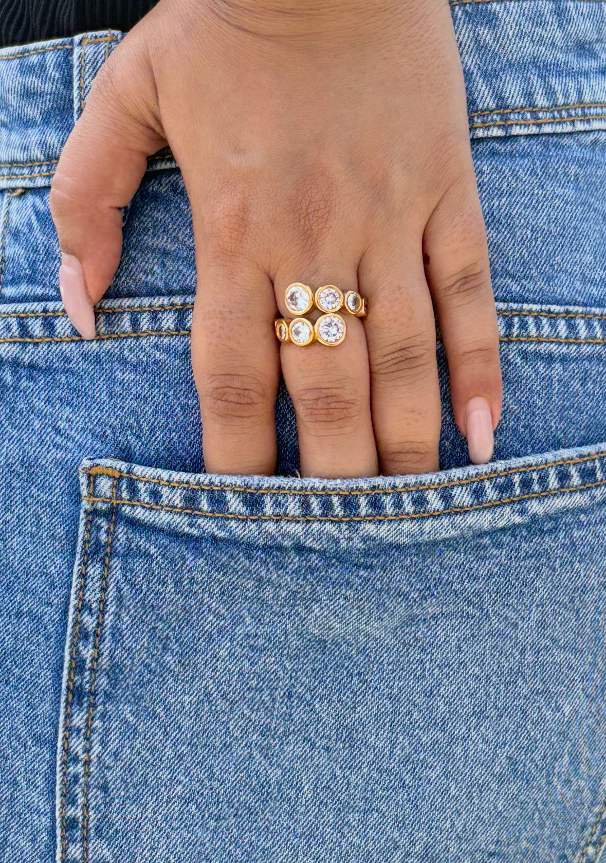 Meso Ring - Waterproof, 18k Gold Plated