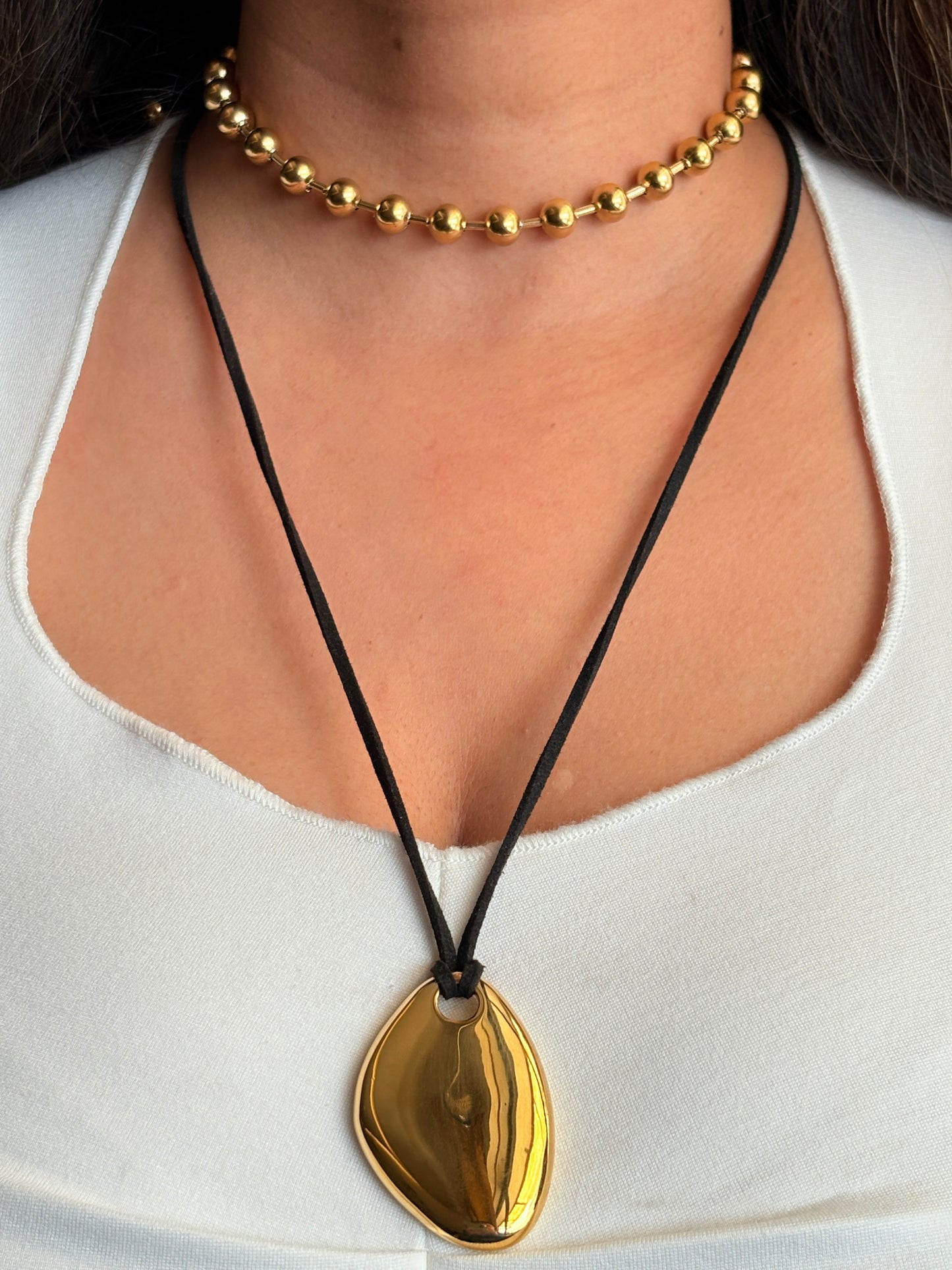 Sia Necklace - Waterproof, 18k Gold Plated