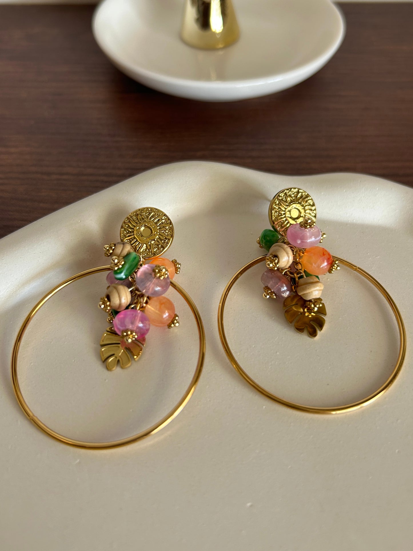 Luni Earrings - Waterproof, 18k Gold Plated