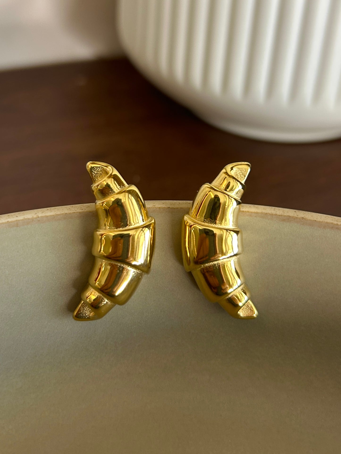 Zela Earrings - Waterproof, 18k Gold Plated