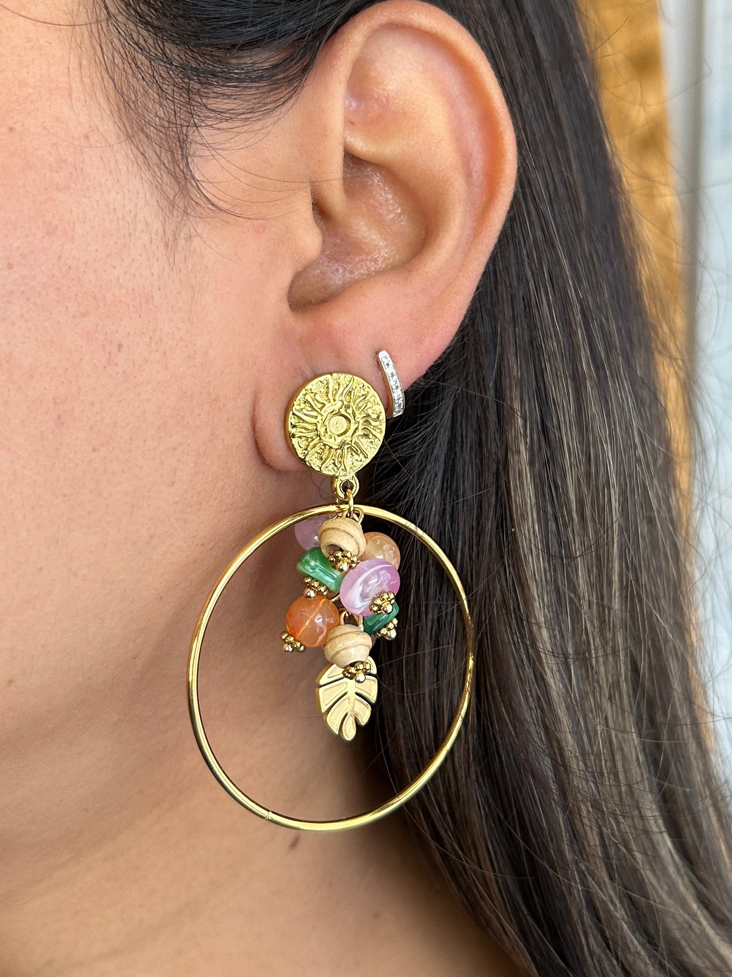 Luni Earrings - Waterproof, 18k Gold Plated