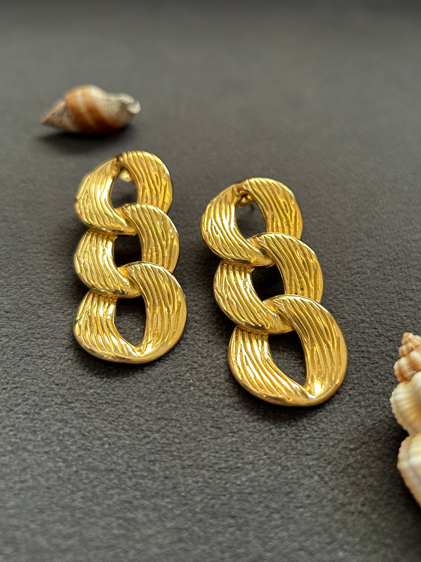 Brianna Earrings - Waterproof, 18k White Gold Plated