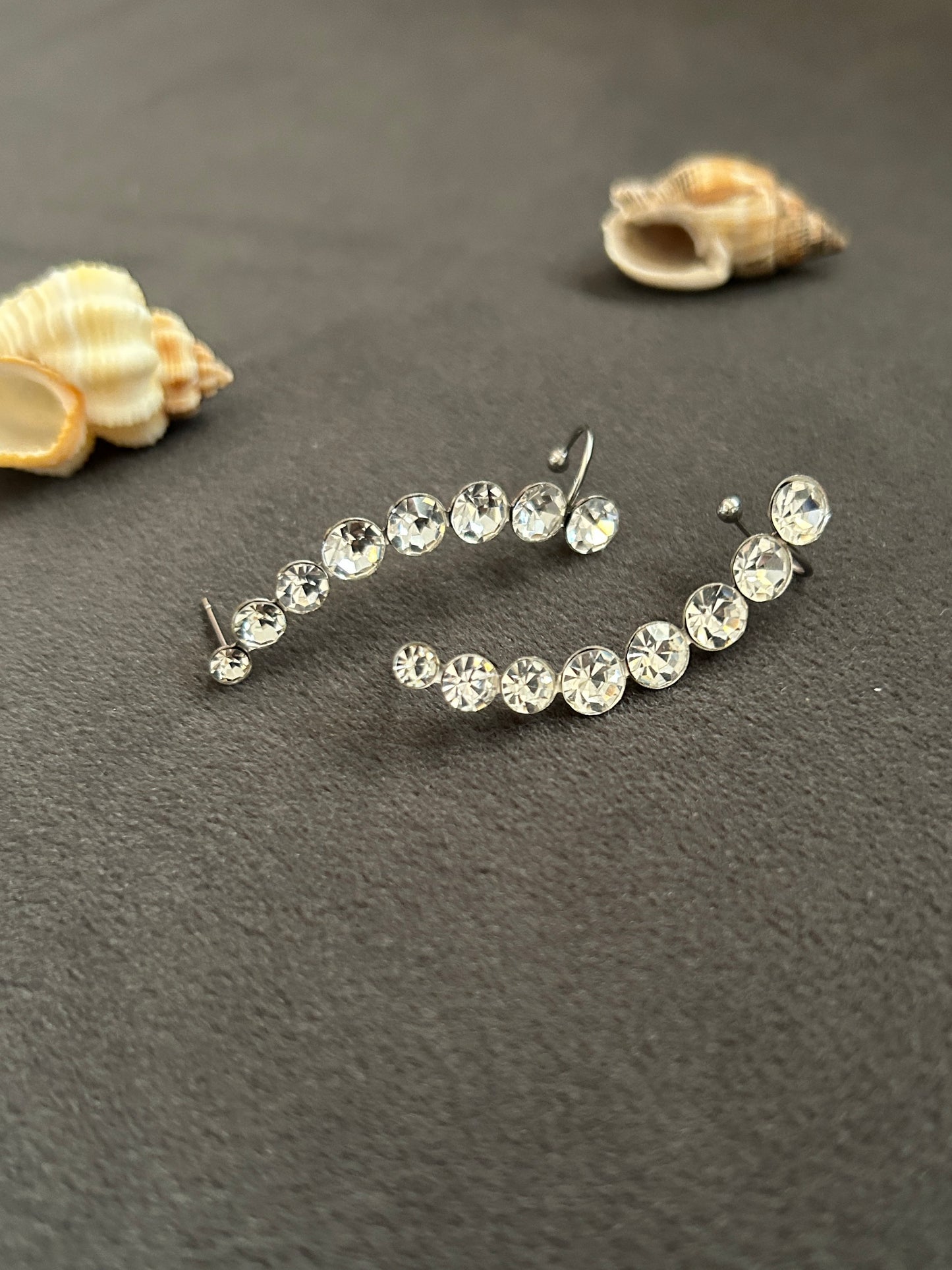 Gunj Earrings - Waterproof, 18k White Gold Plated