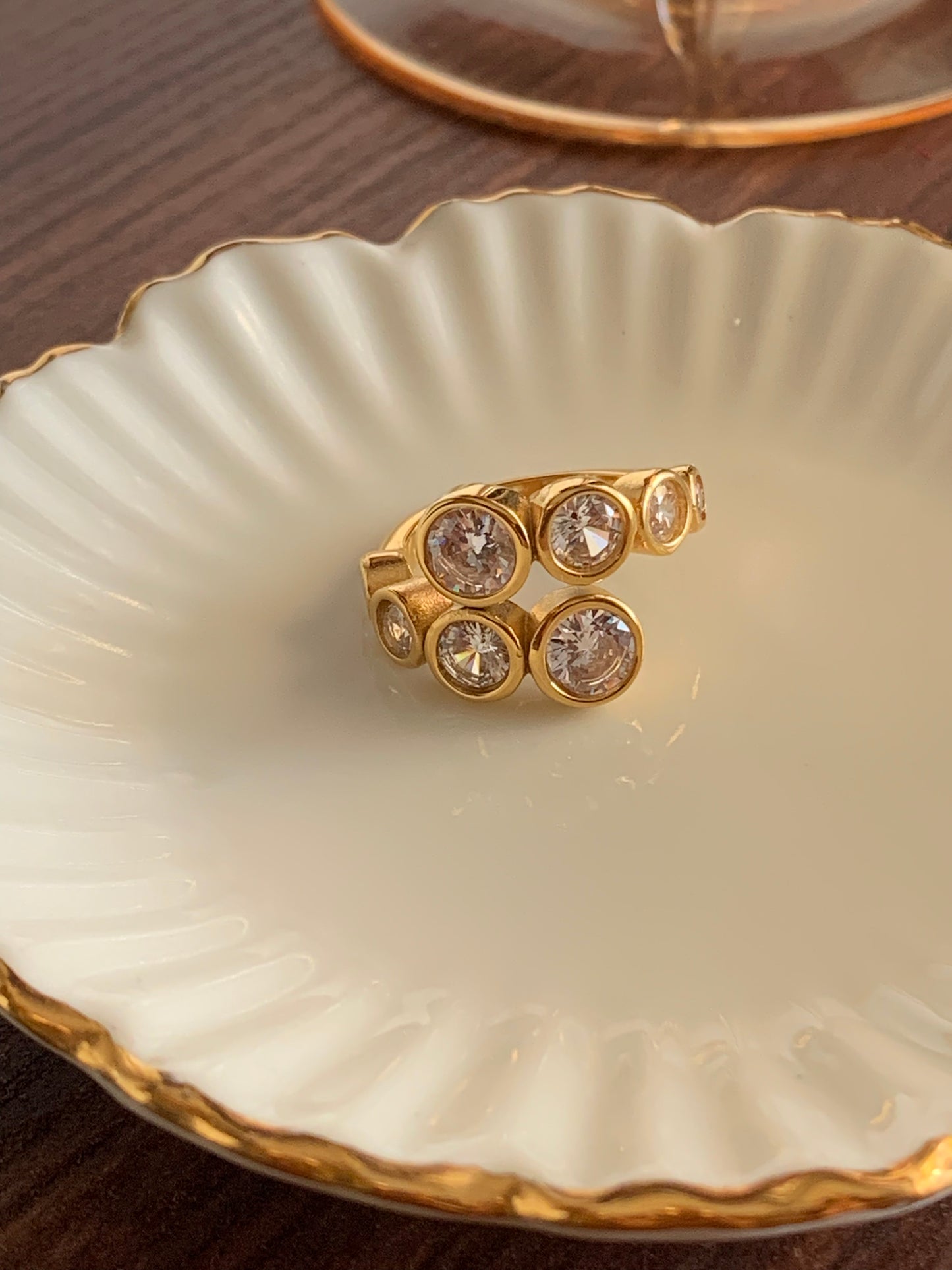 Meso Ring - Waterproof, 18k Gold Plated