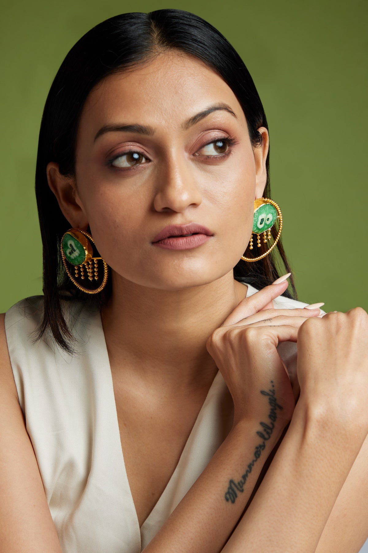 Zoya Earrings - 18k Gold Plated, Anti Tarnish