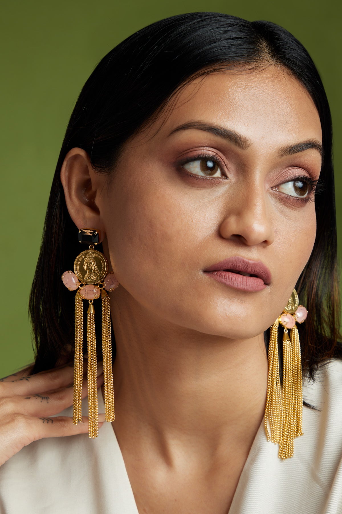 Fall Earrings - 18k Gold Plated, Anti Tarnish