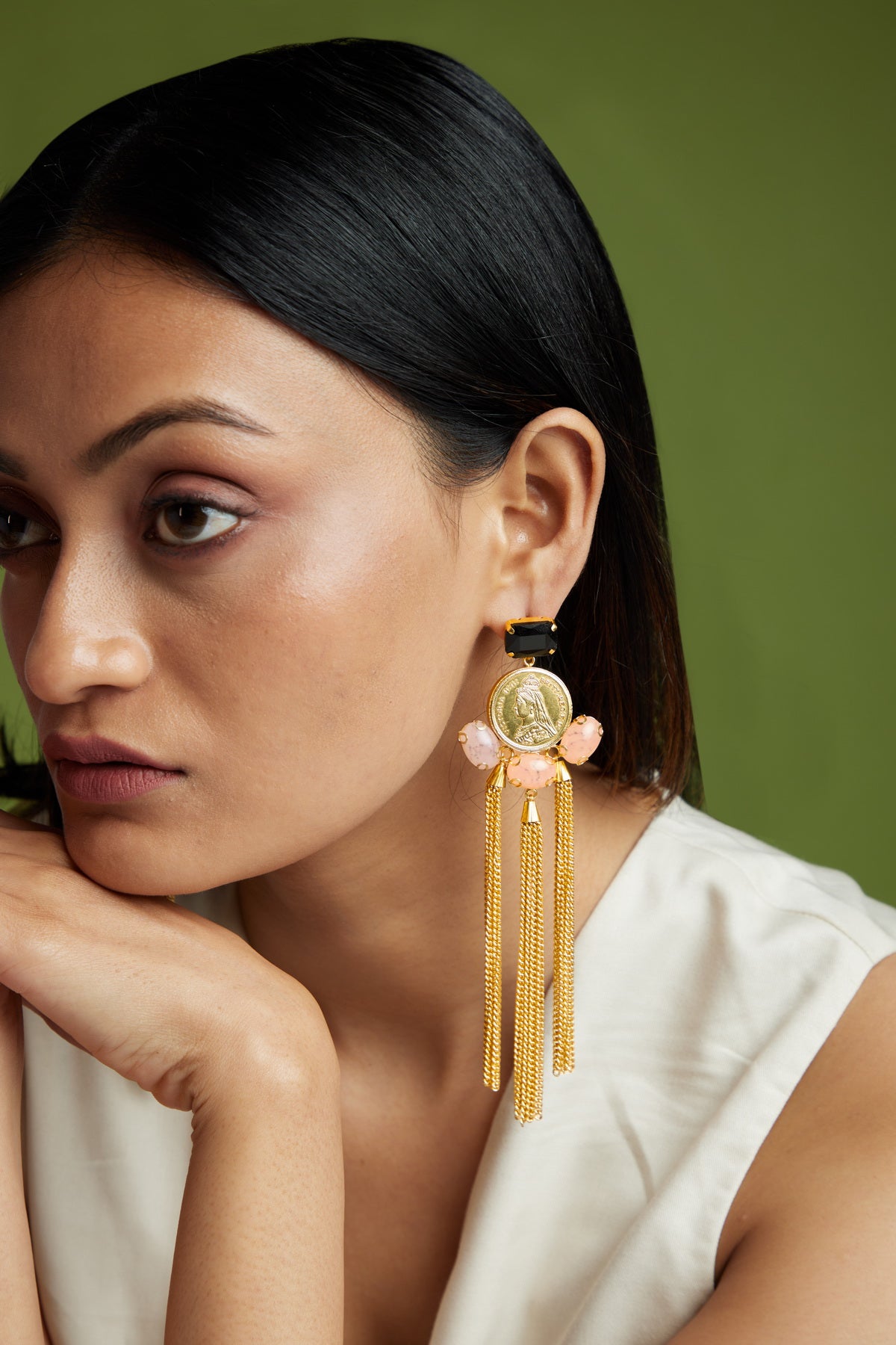 Fall Earrings - 18k Gold Plated, Anti Tarnish