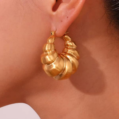 Gita Hoops - Waterproof, 18k Gold Plated