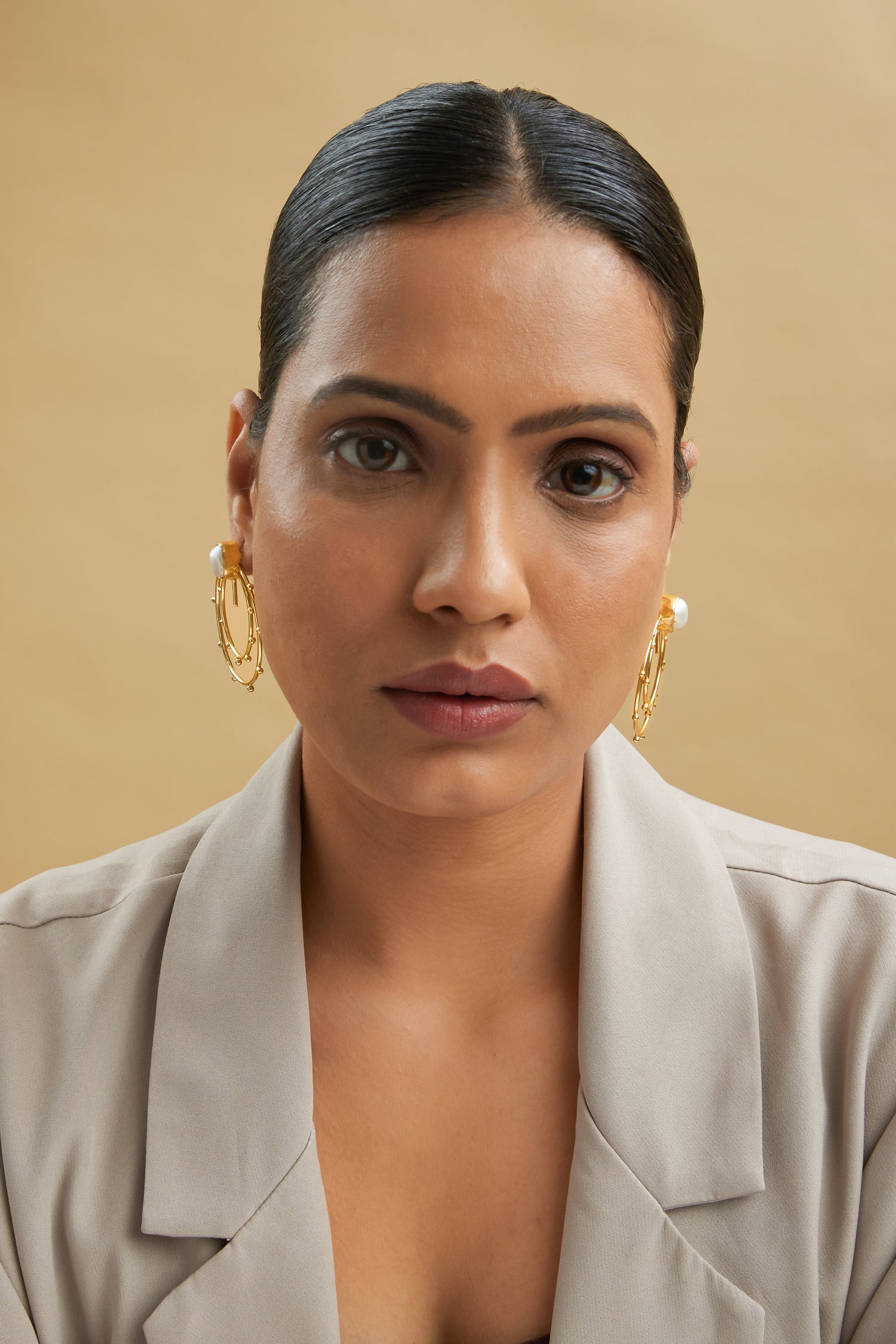 Blake Earrings - 18k Gold Plated, Anti Tarnish