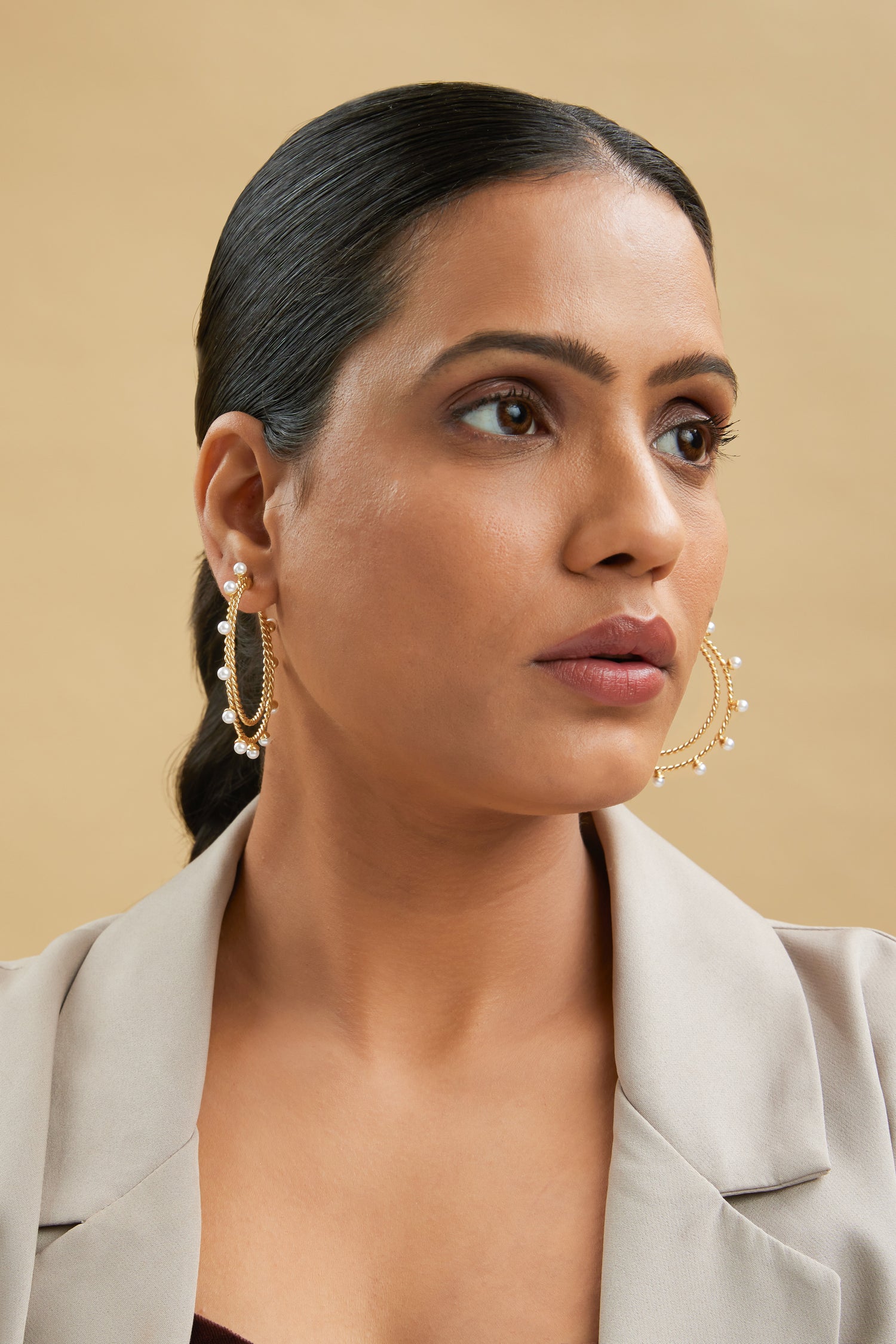 Marina Hoops - 18k Gold Plated, Anti Tarnish