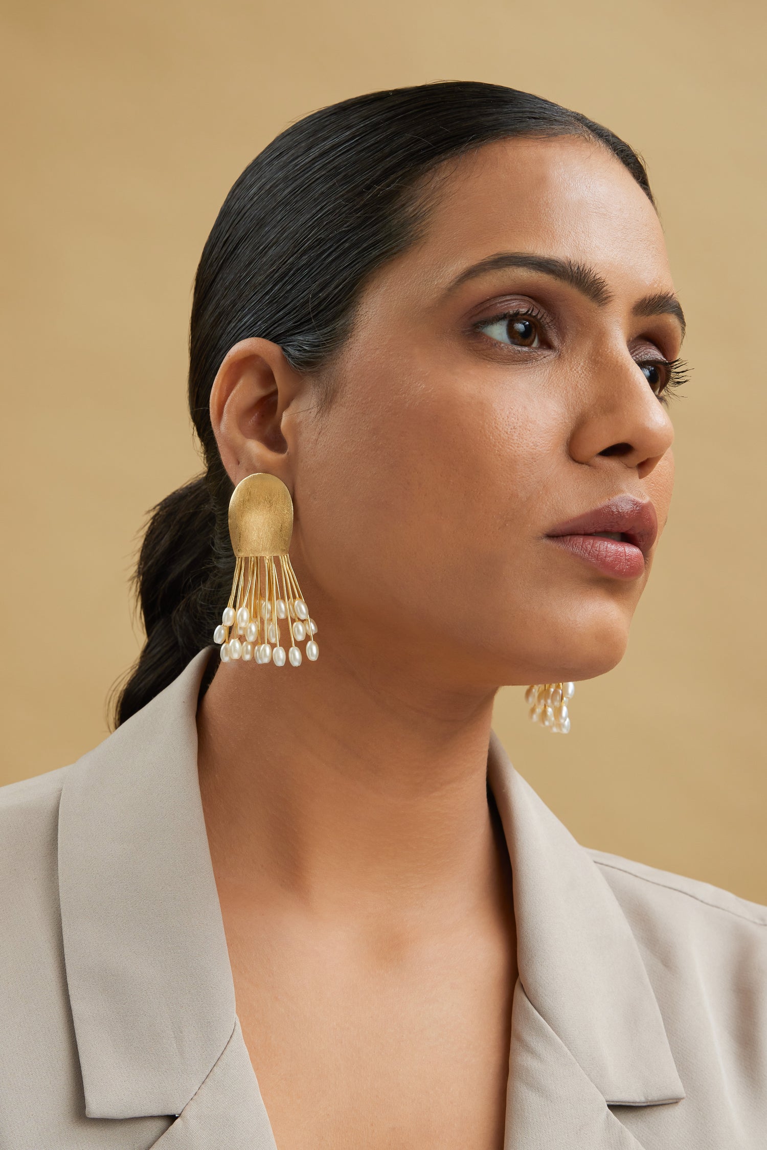 Peace Earrings - 18k Gold Plated, Anti Tarnish