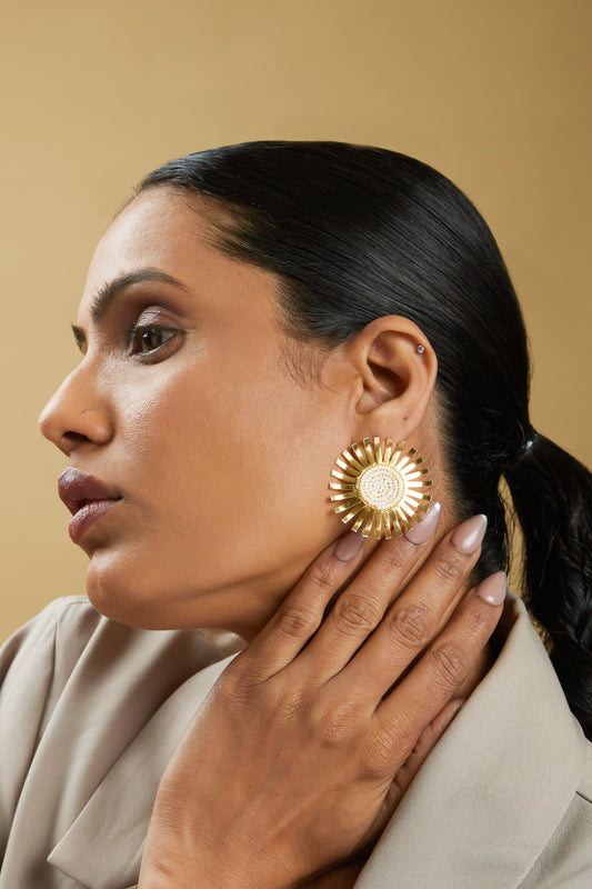 Julia Earrings - 18k Gold Plated, Anti Tarnish