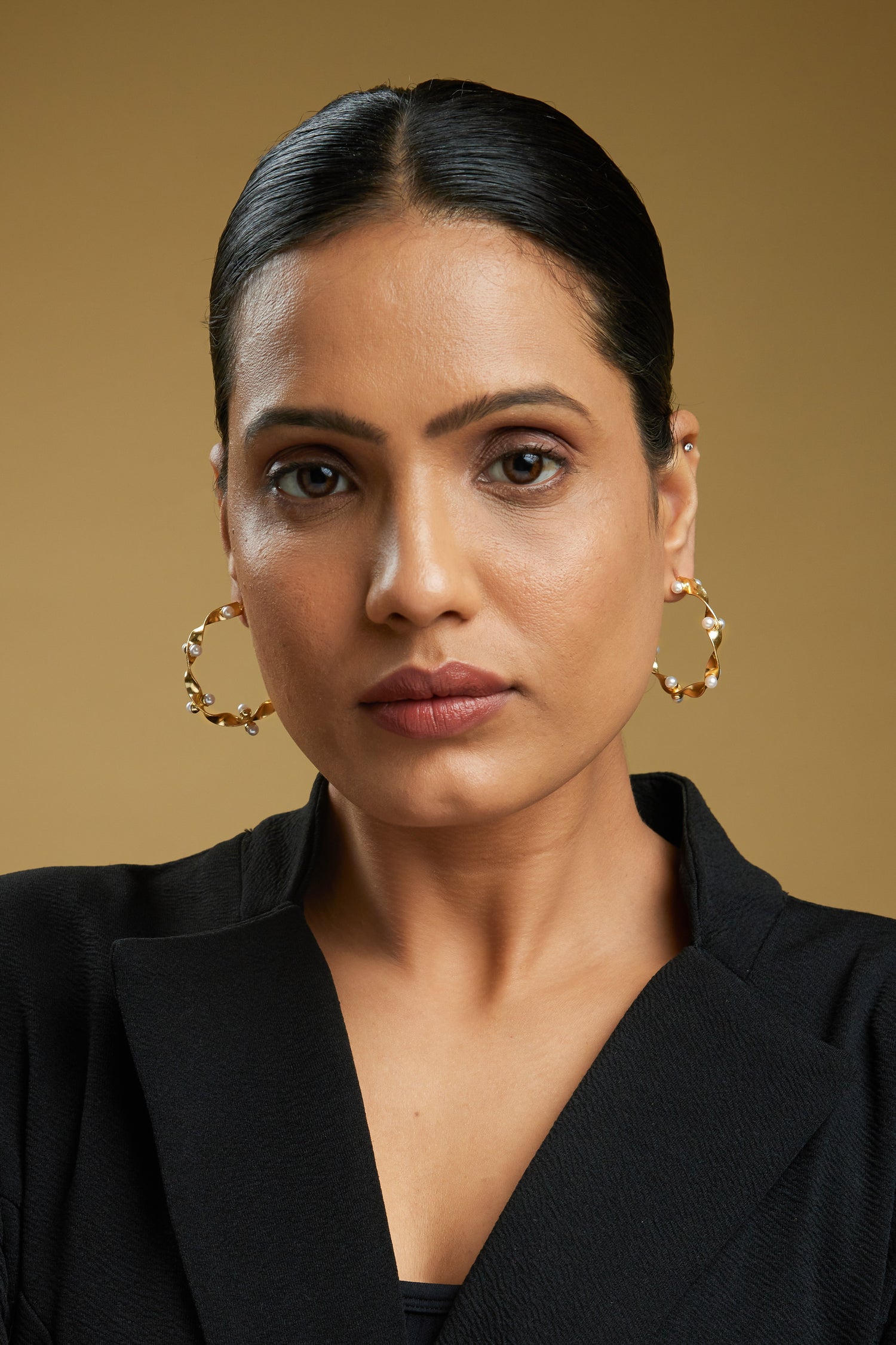 Dynasty Hoops - 18k Gold Plated, Anti Tarnish
