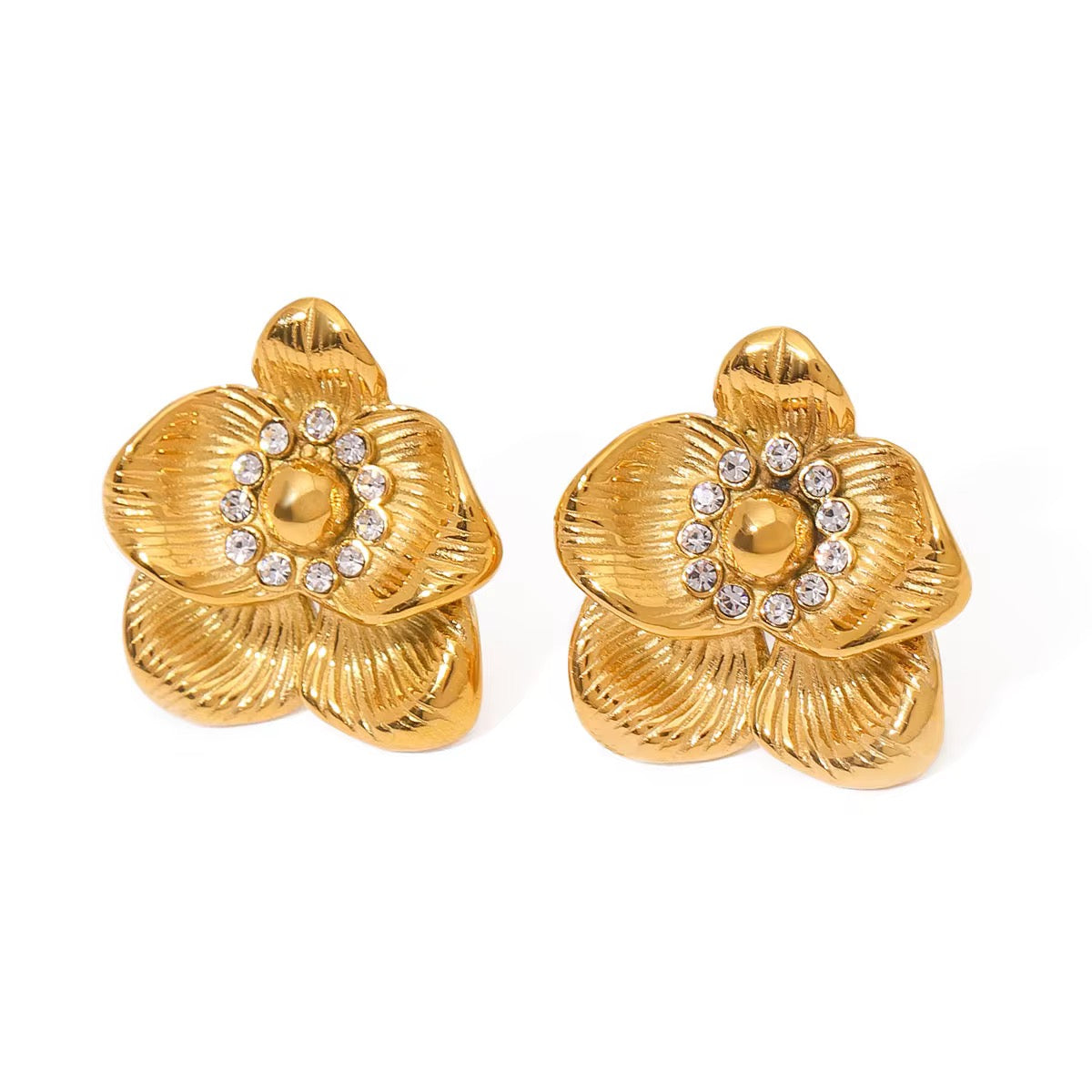 Arta Earrings - Waterproof, 18k Gold Plated