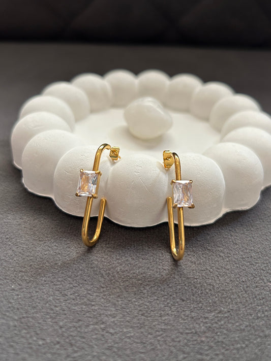 Shaya Earrings - Waterproof, 18k Gold Plated