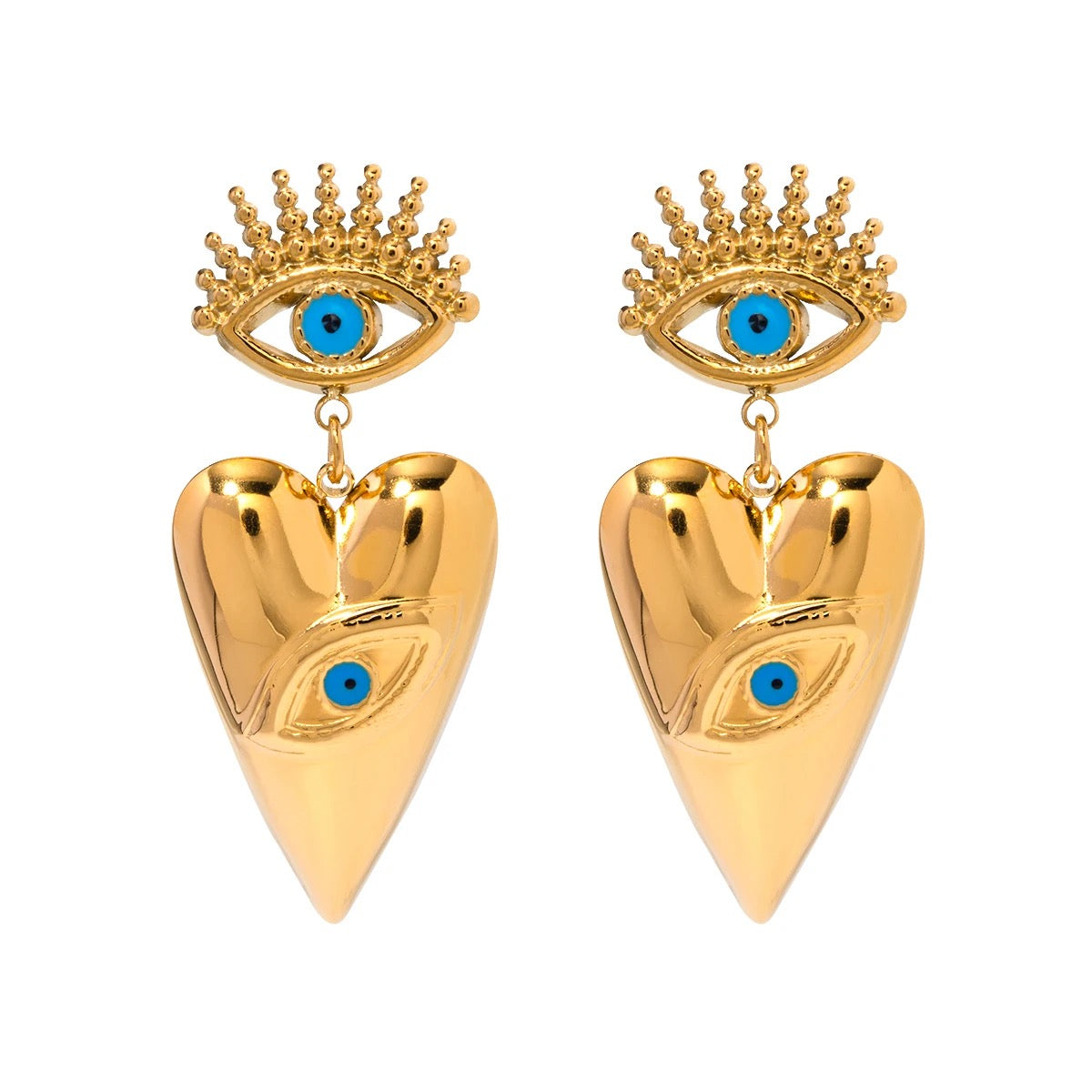 Nia Earrings - Waterproof, 18k Gold Plated