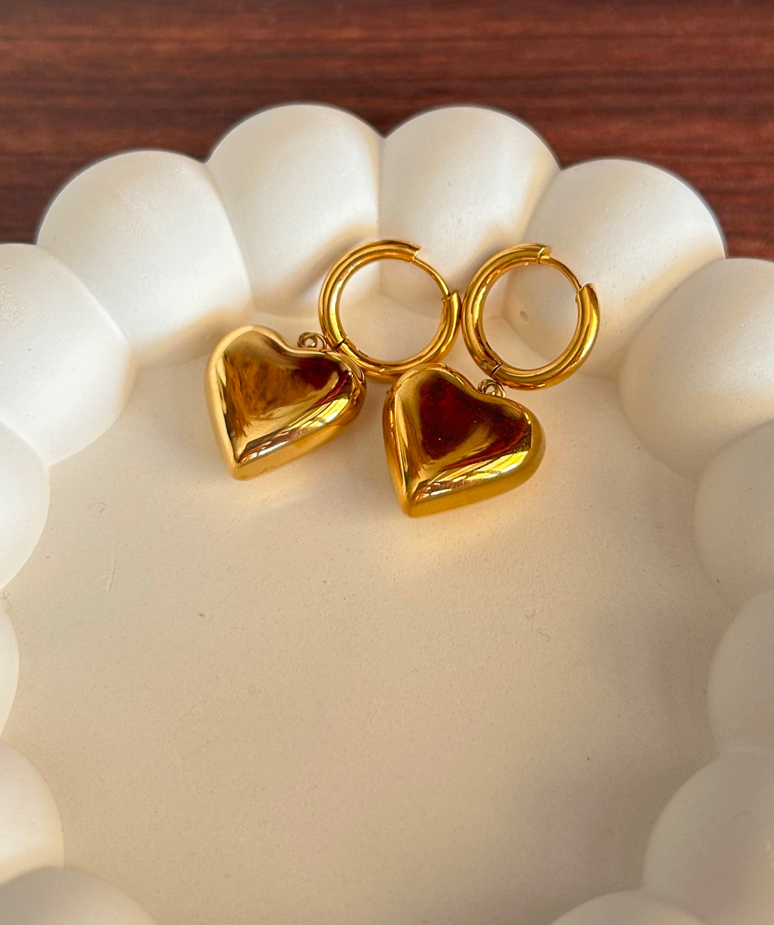 Aimee Earrings - Waterproof, 18k Gold Plated