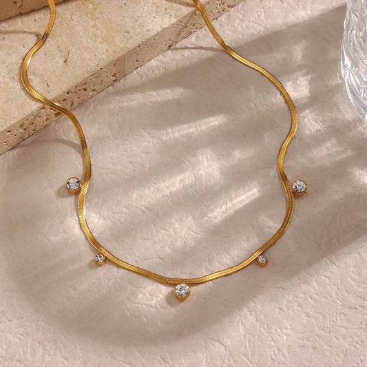 Celestial Mini Necklace - Waterproof, 18k Gold Plated