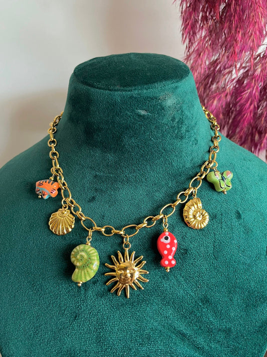 Charmi Necklace - Waterproof, 18k Gold Plated
